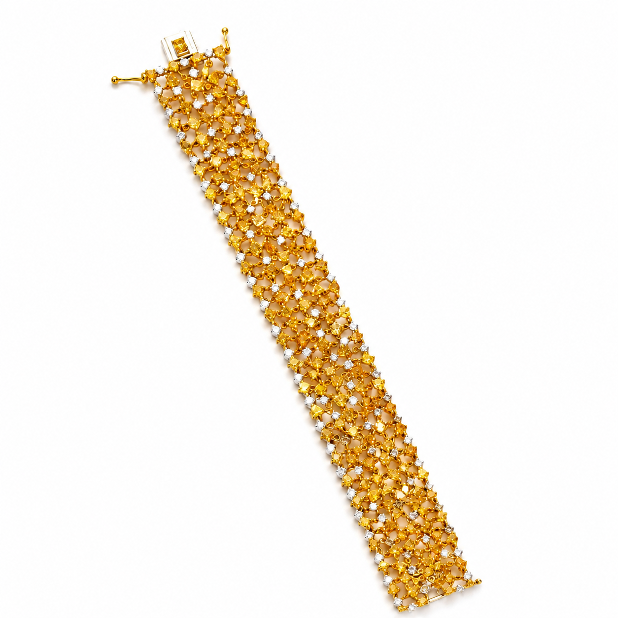 Yellow Gold Yellow Diamond Bracelet