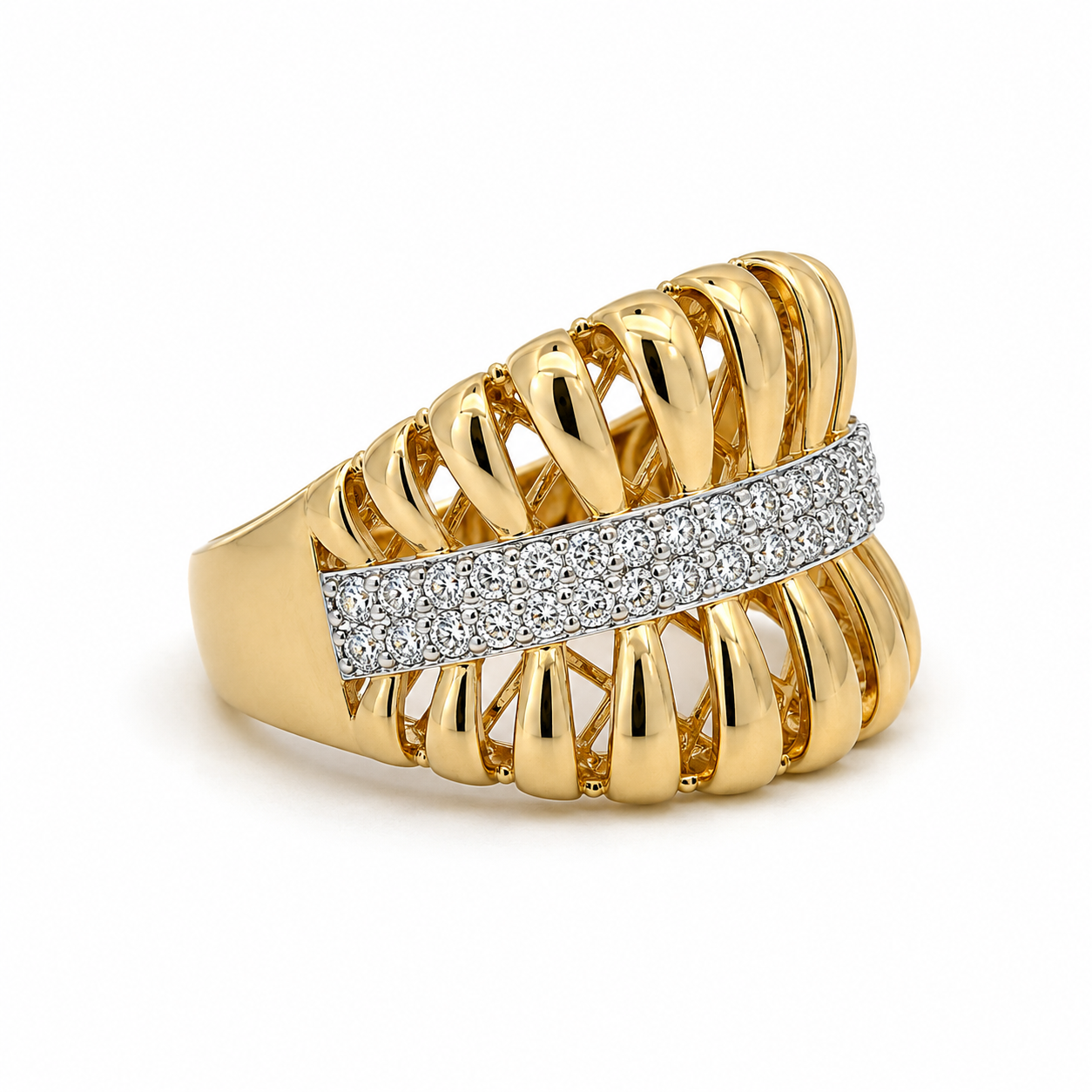 Yellow Gold Diamond Ring