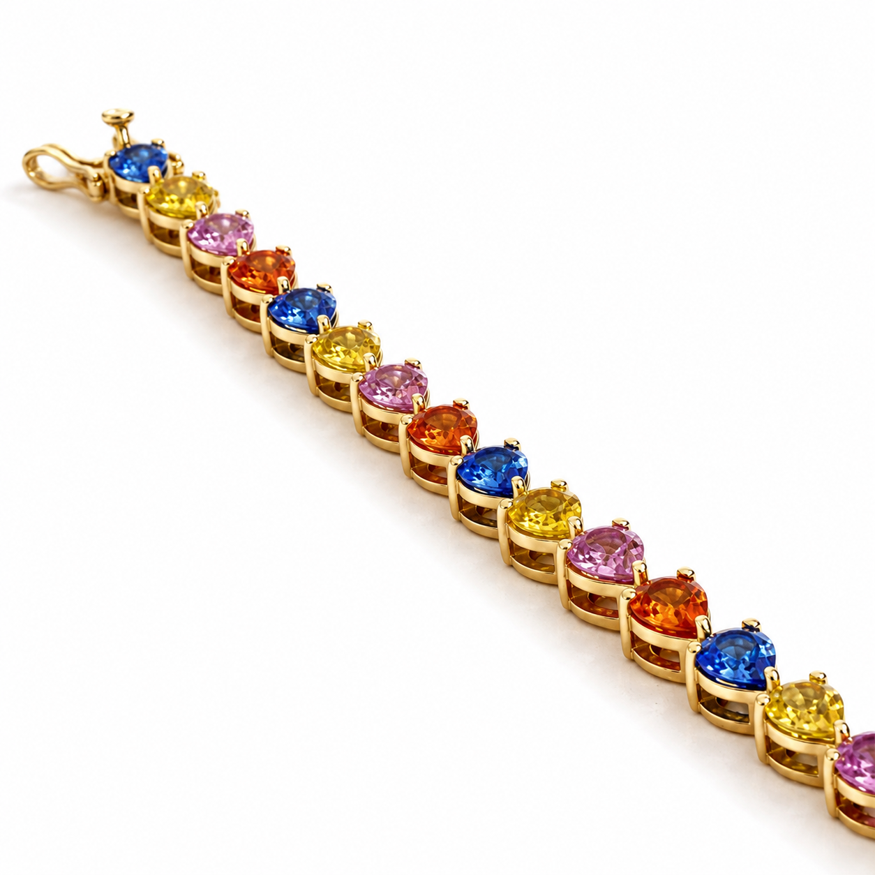Yellow Gold Sapphire Bracelet