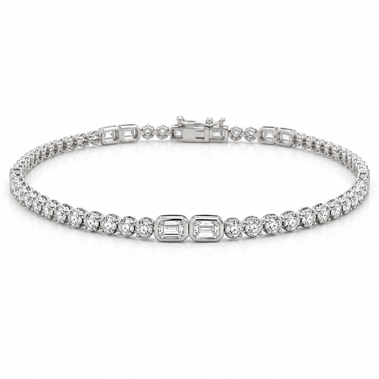 White Gold Diamond Bracelet