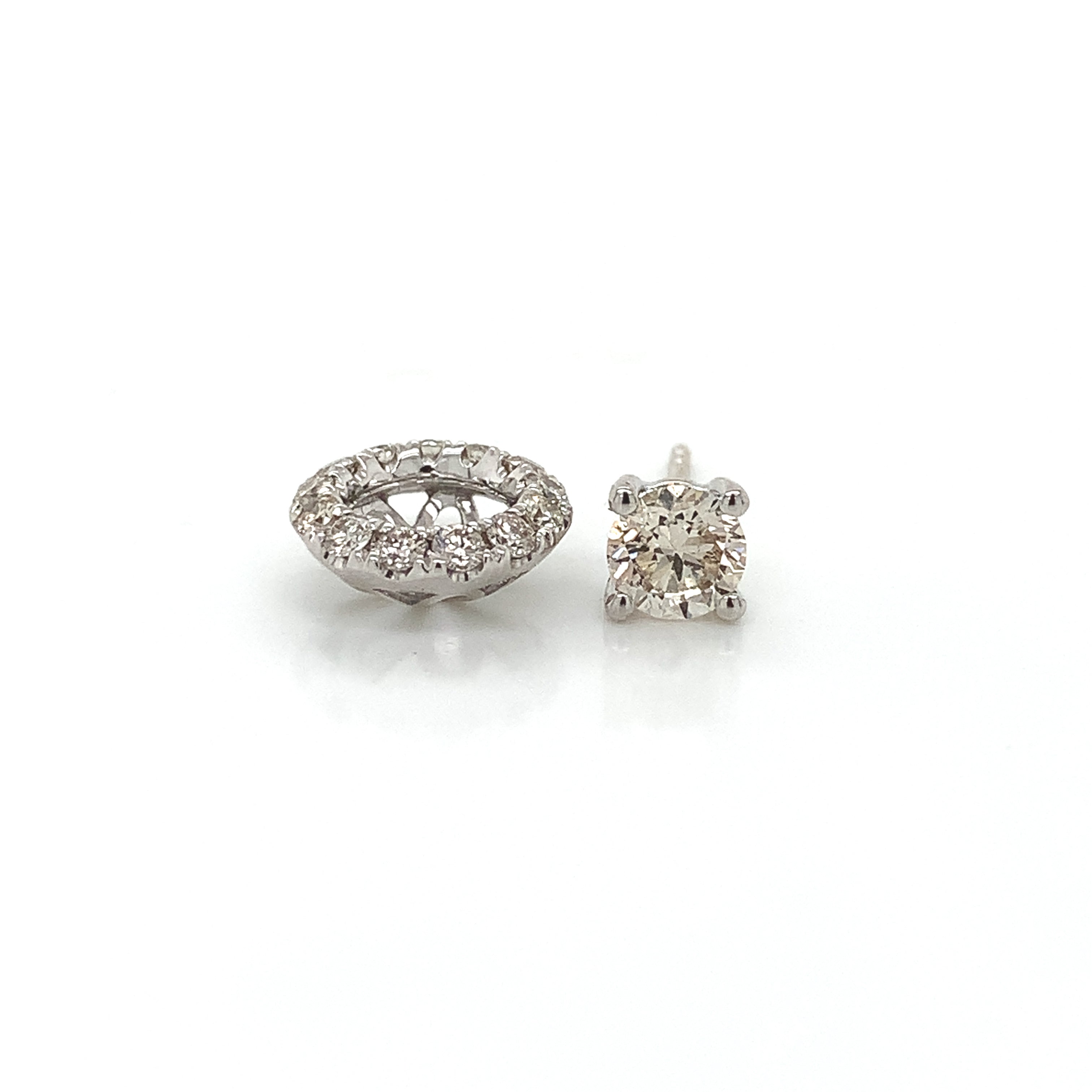 DIAMOND DETACHABLE STUD EARRINGS