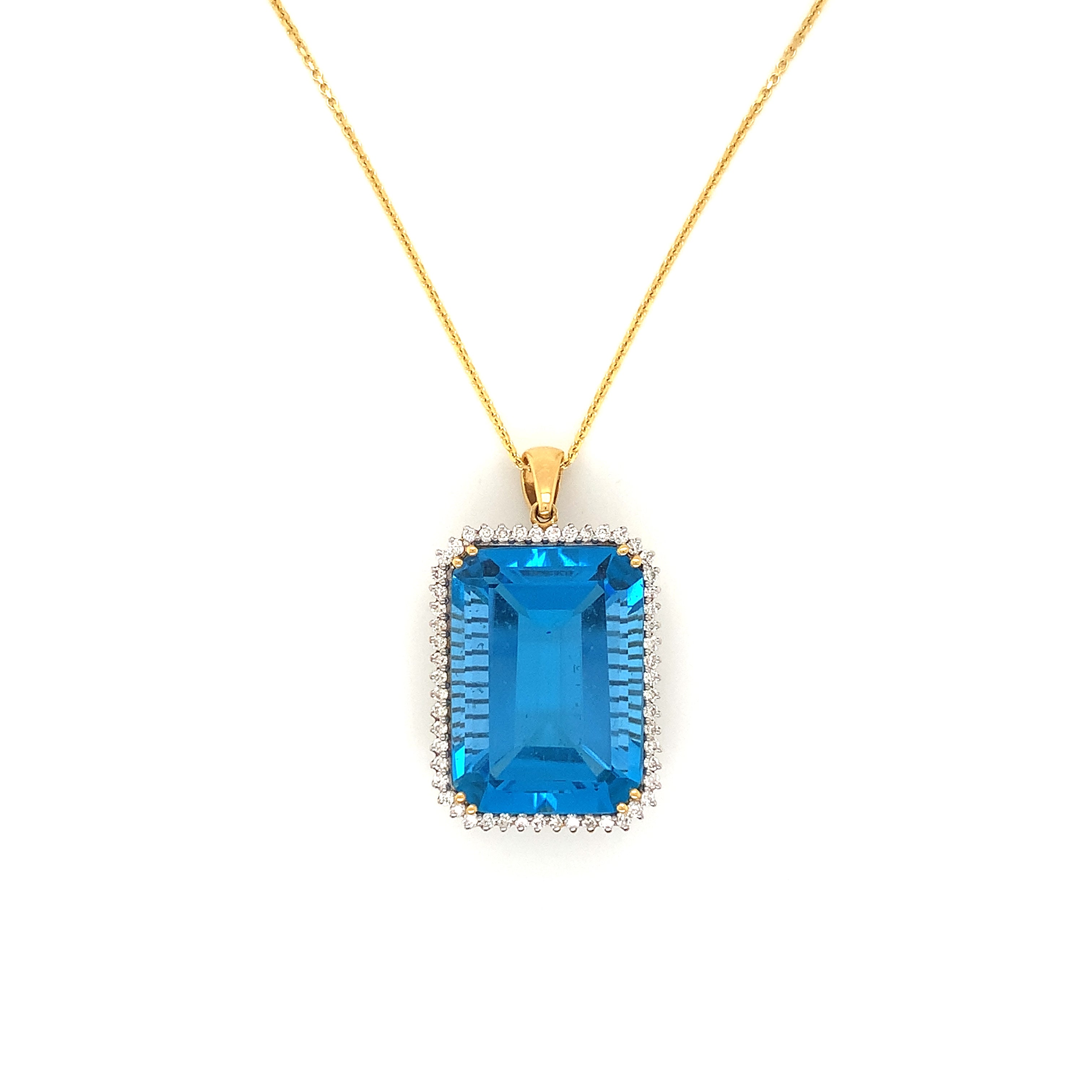 BLUE TOPAZ PENDANT