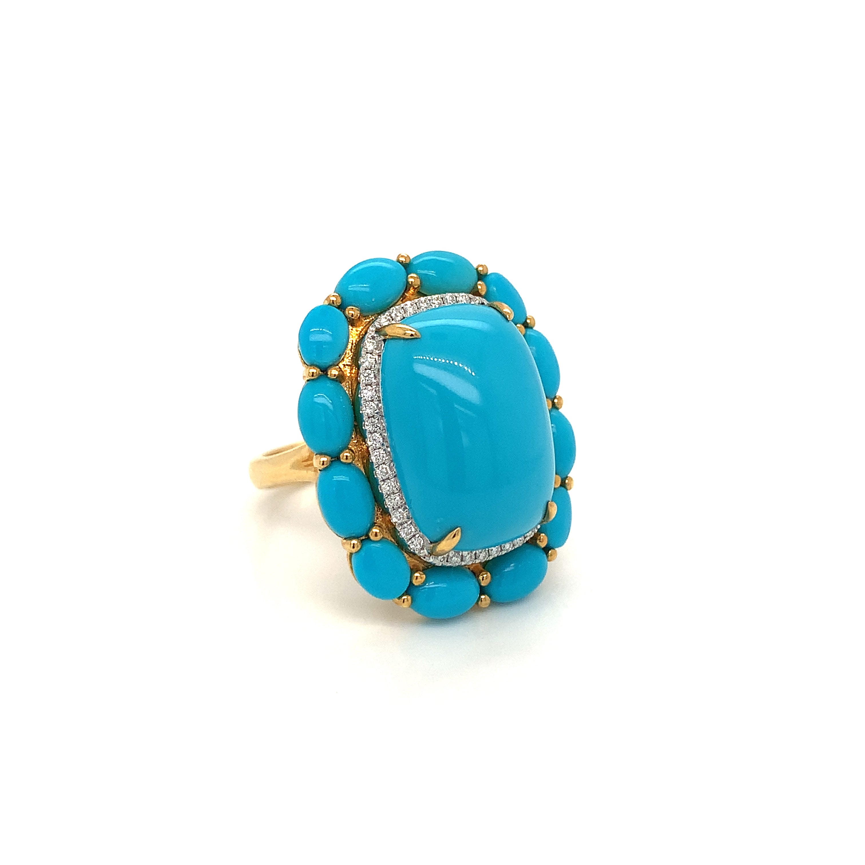 TURQUOISE GOLD RING