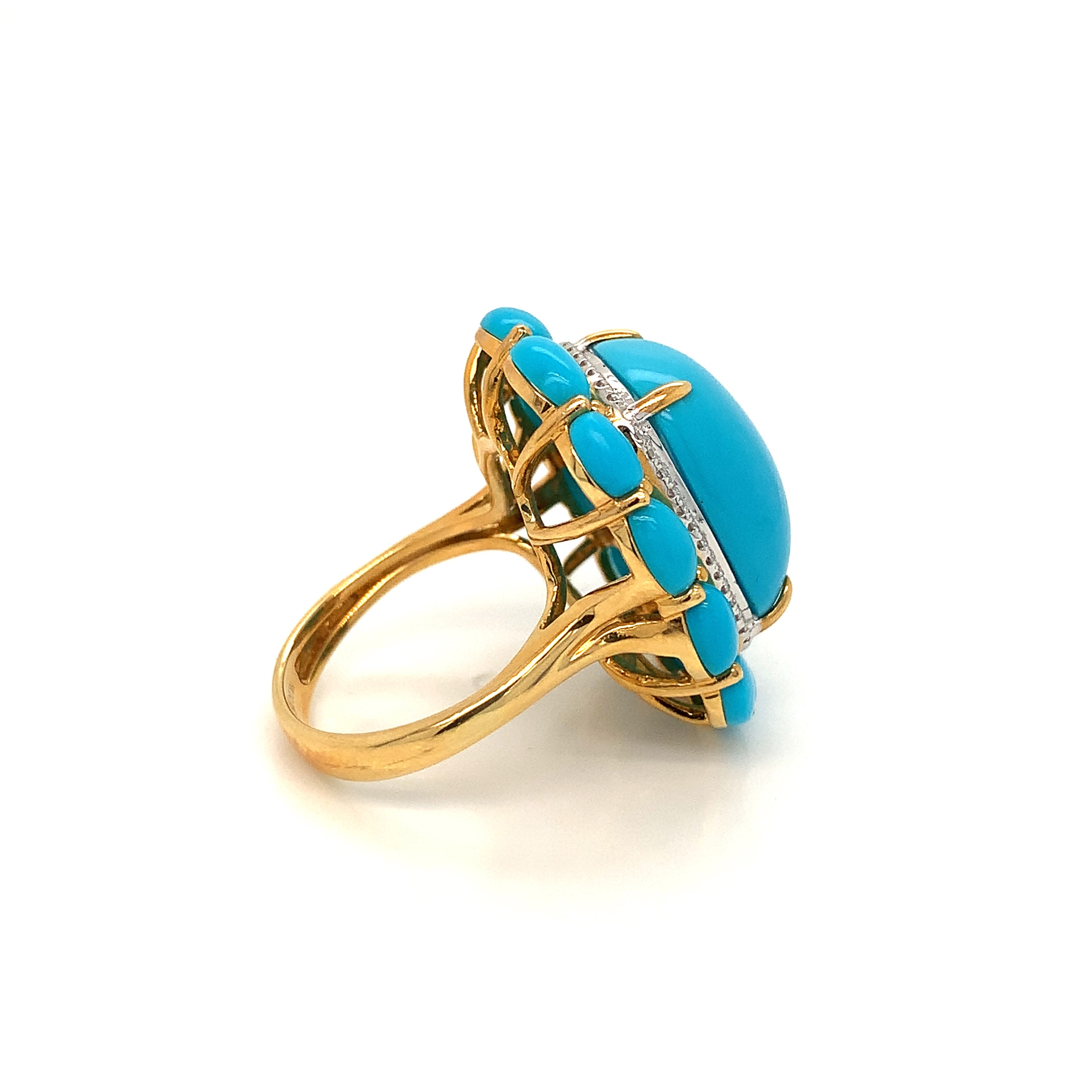 TURQUOISE GOLD RING