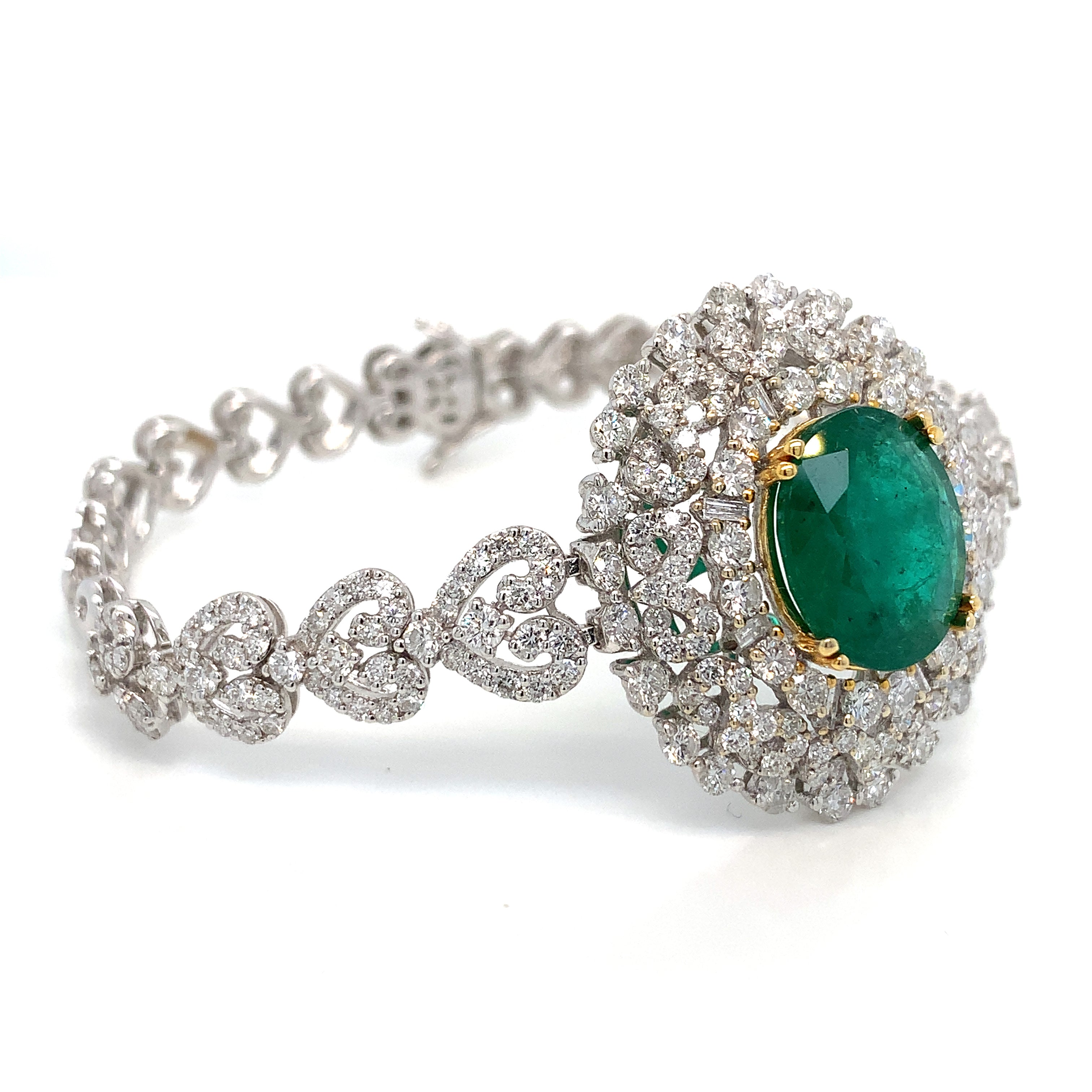 EMERALD SNOWFLAKE BRACELET