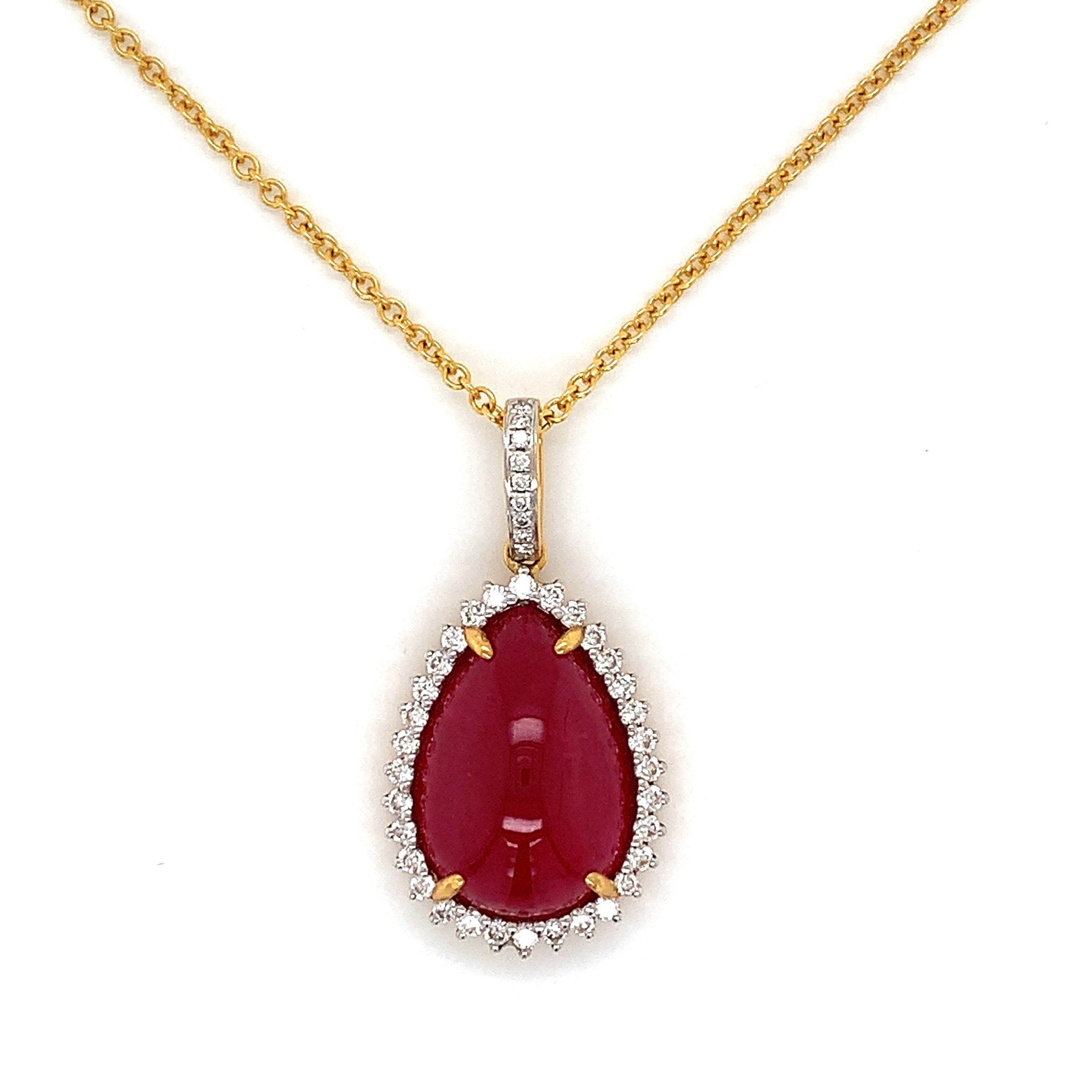 RUBY GOLD PENDANT