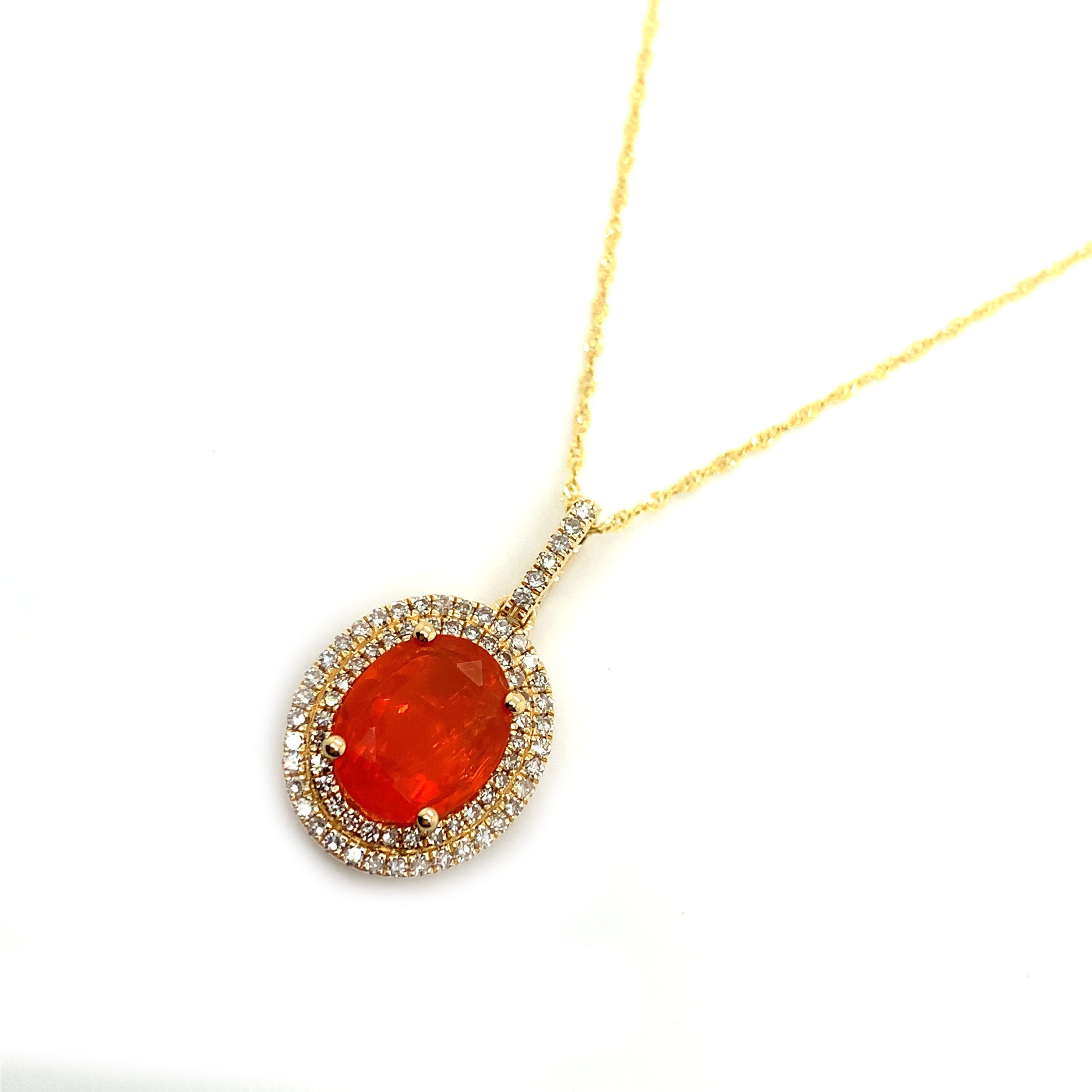 FIRE OPAL PENDANT