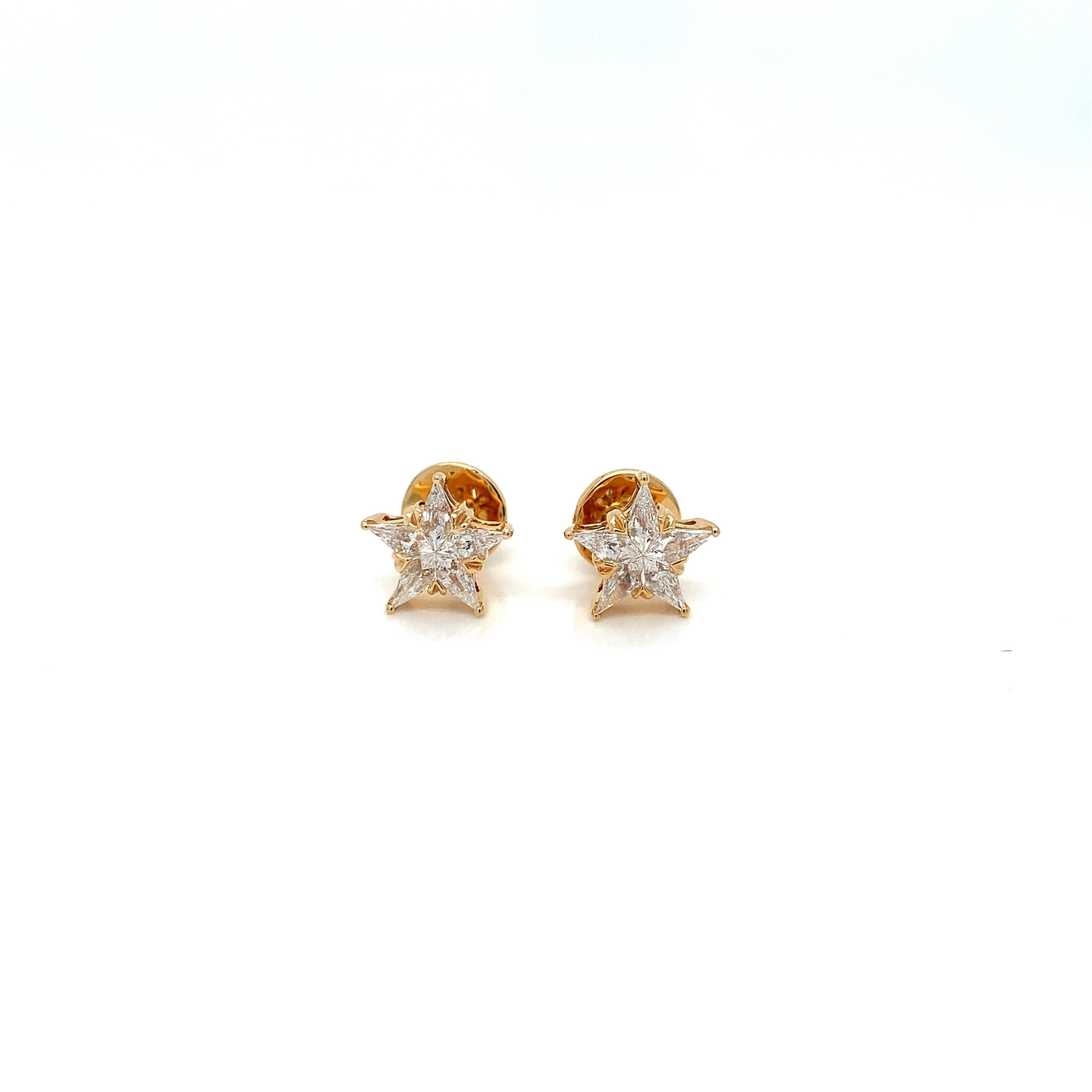 DIAMOND STAR EARRINGS
