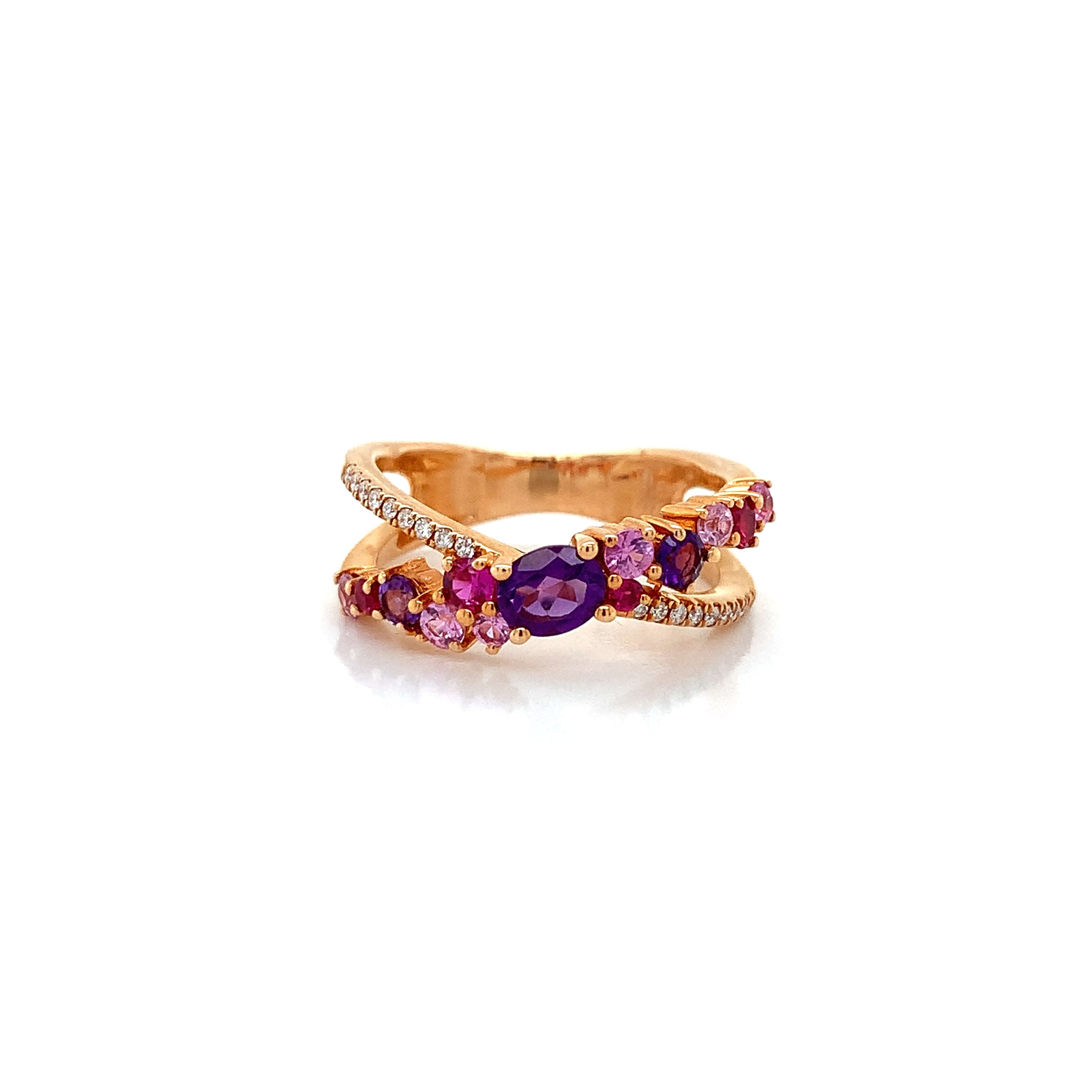 MULTICOLOR SAPPHIRE RING