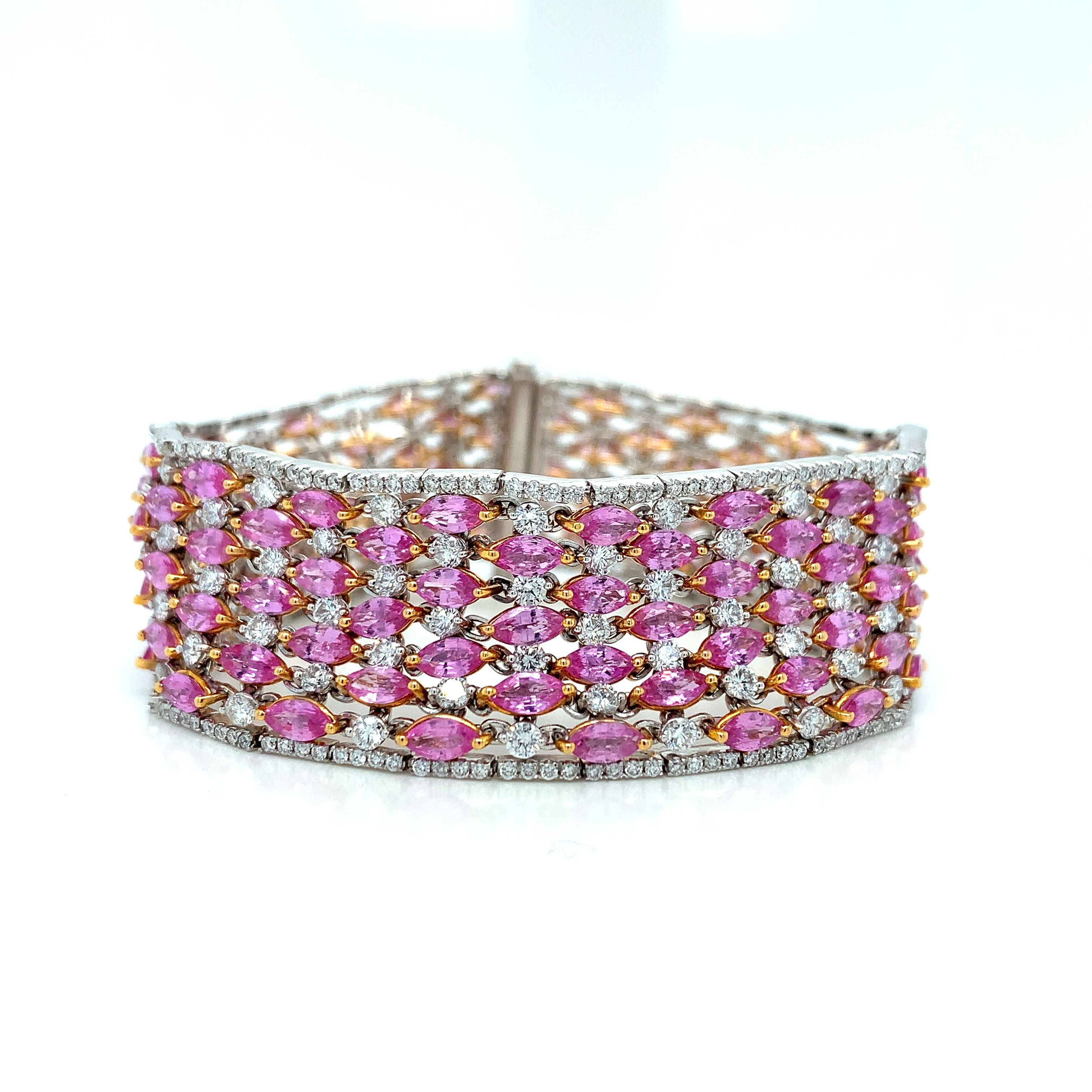PINK SAPPHIRE BRACELET