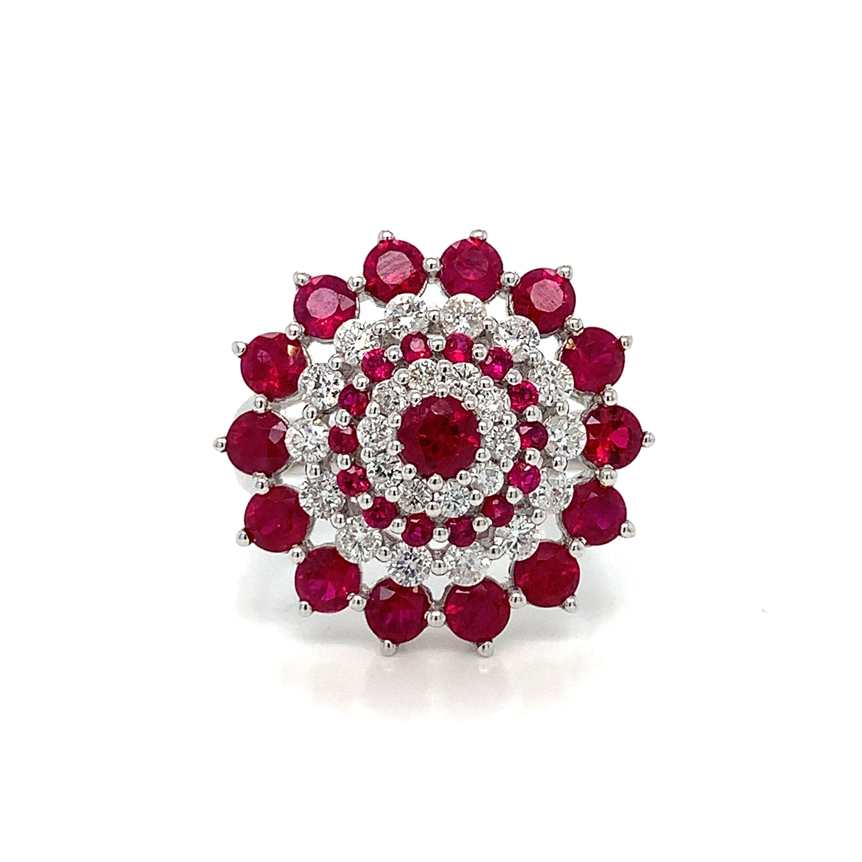 RUBY SPIRAL RING