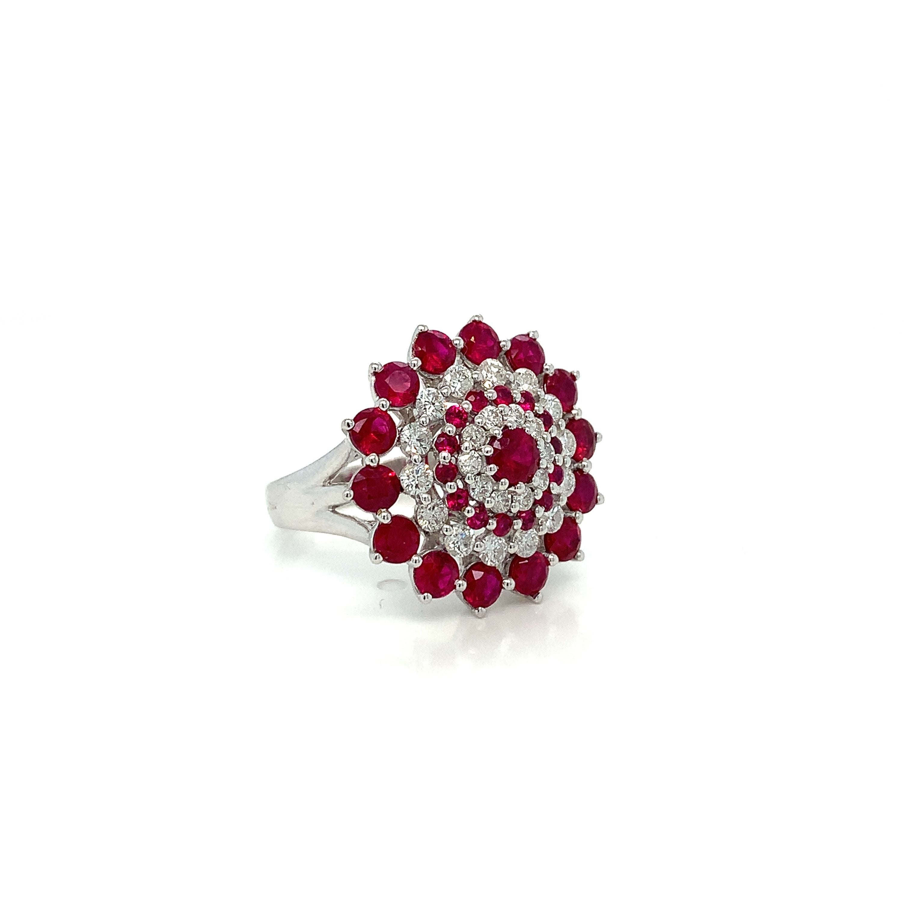 RUBY SPIRAL RING