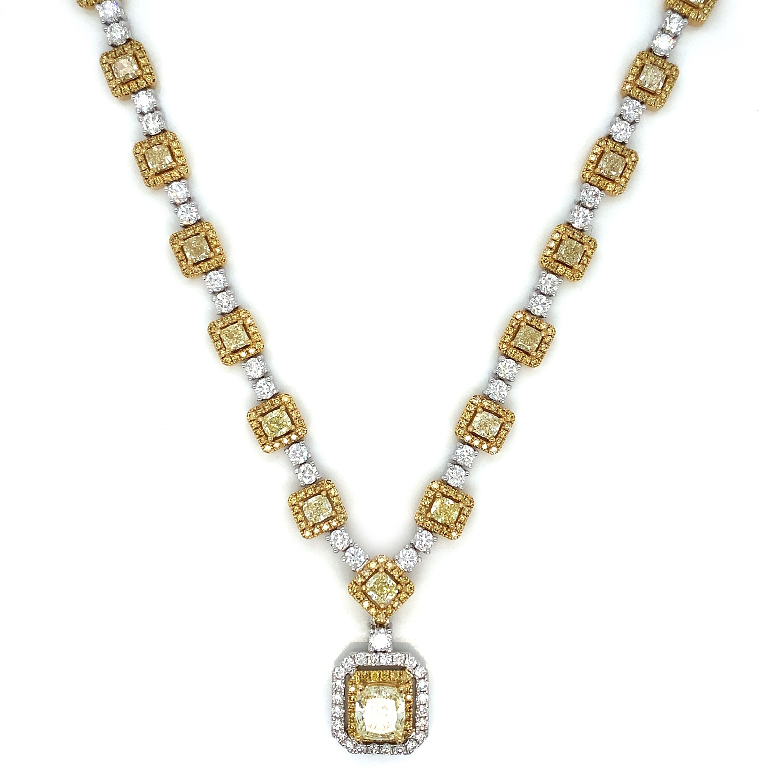 YELLOW DIAMOND NECKLACE
