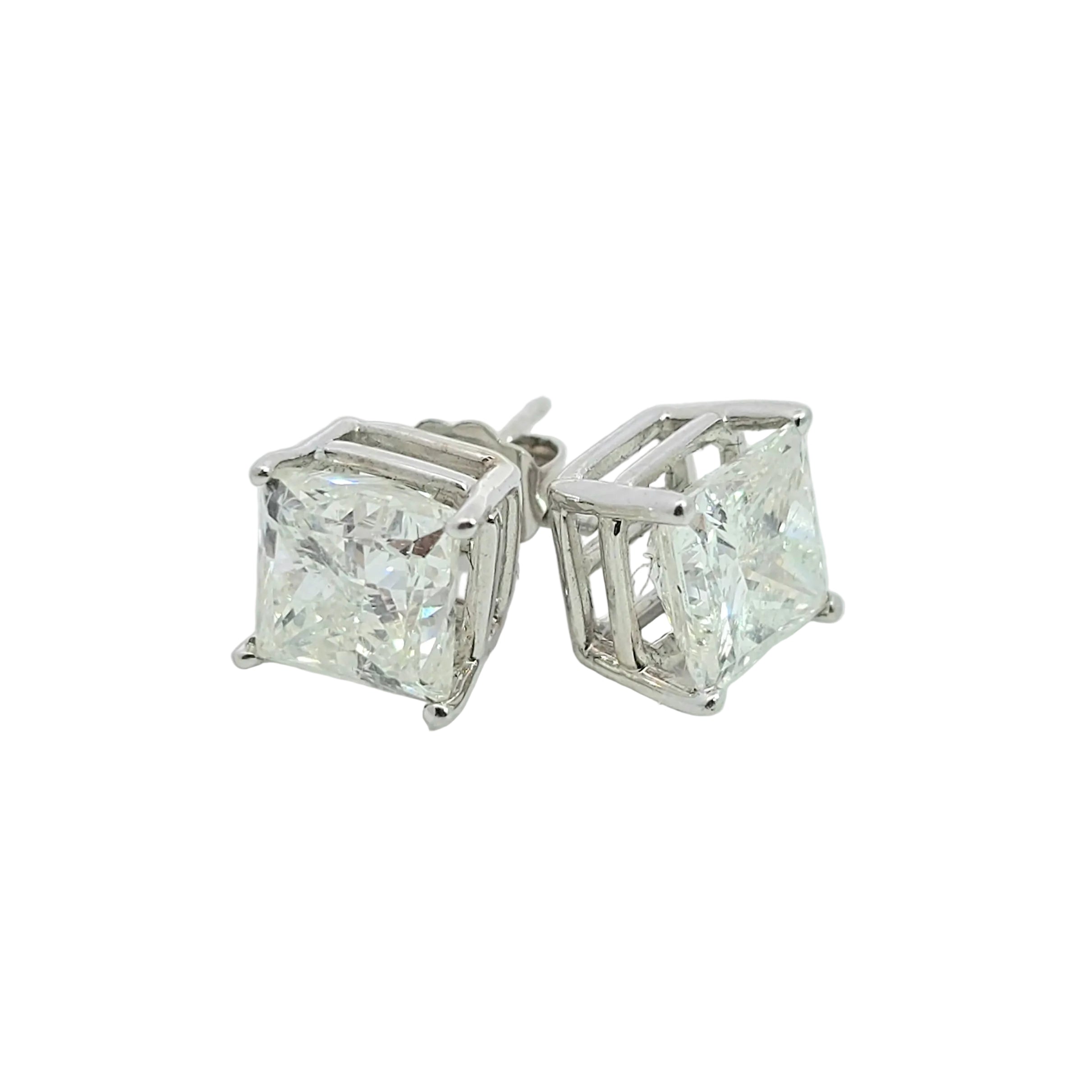 White Gold Diamond Studs