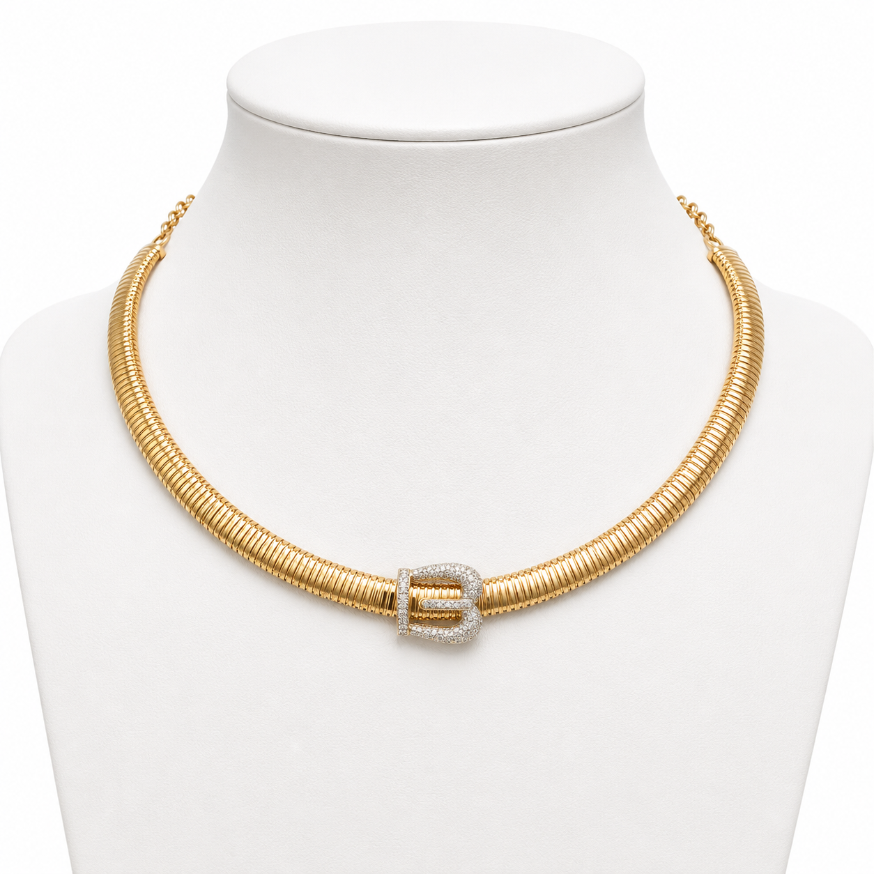 Yellow Gold Diamond Necklace