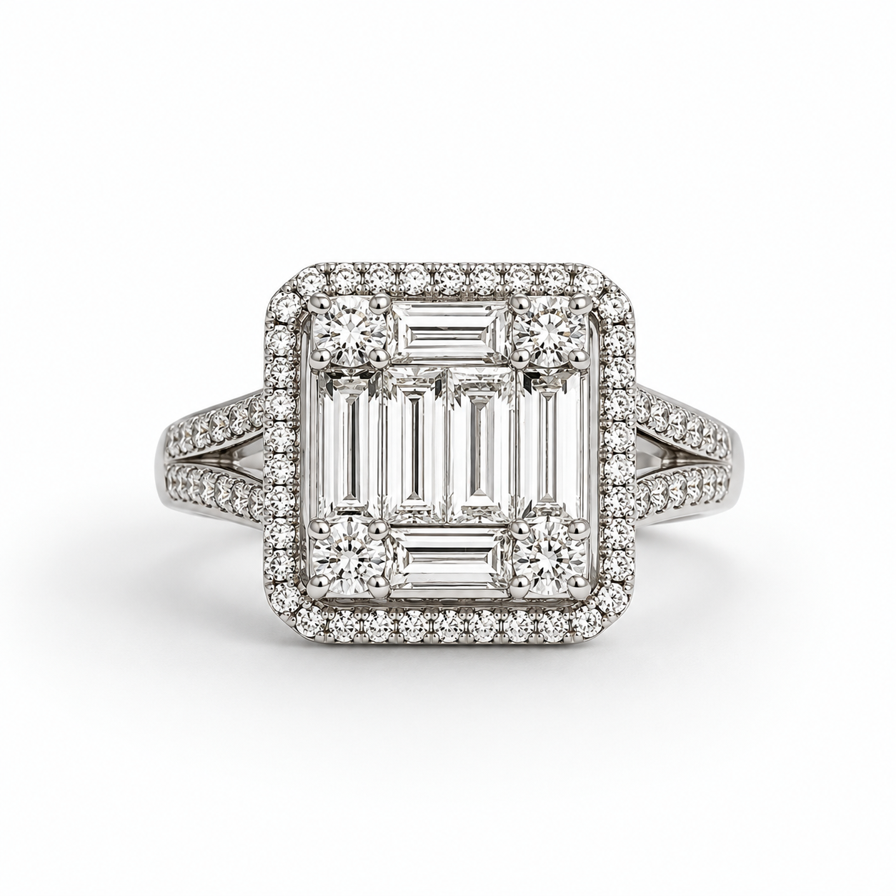 White Gold Diamond Ring