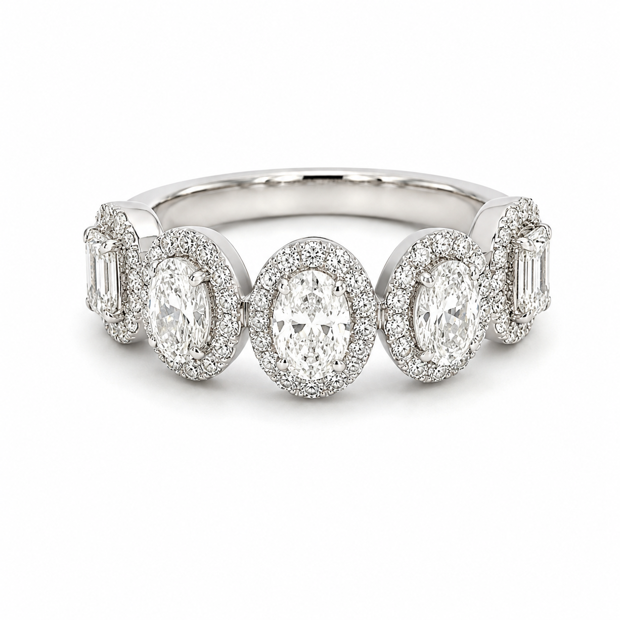 White Gold Diamond Ring