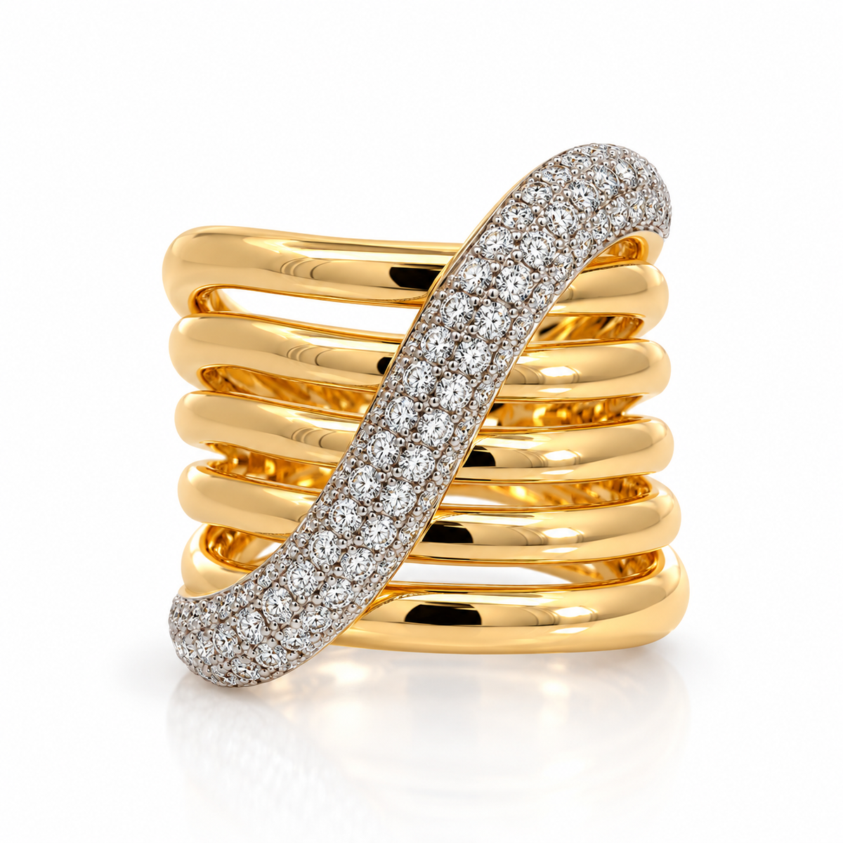Yellow Gold Diamond Rind