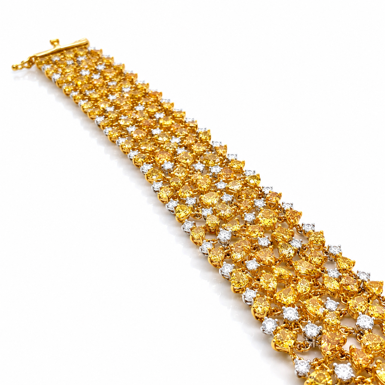 Yellow Gold Yellow Diamond Bracelet