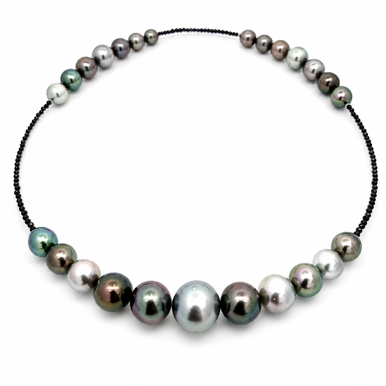 Pearl and Spinel Necklace