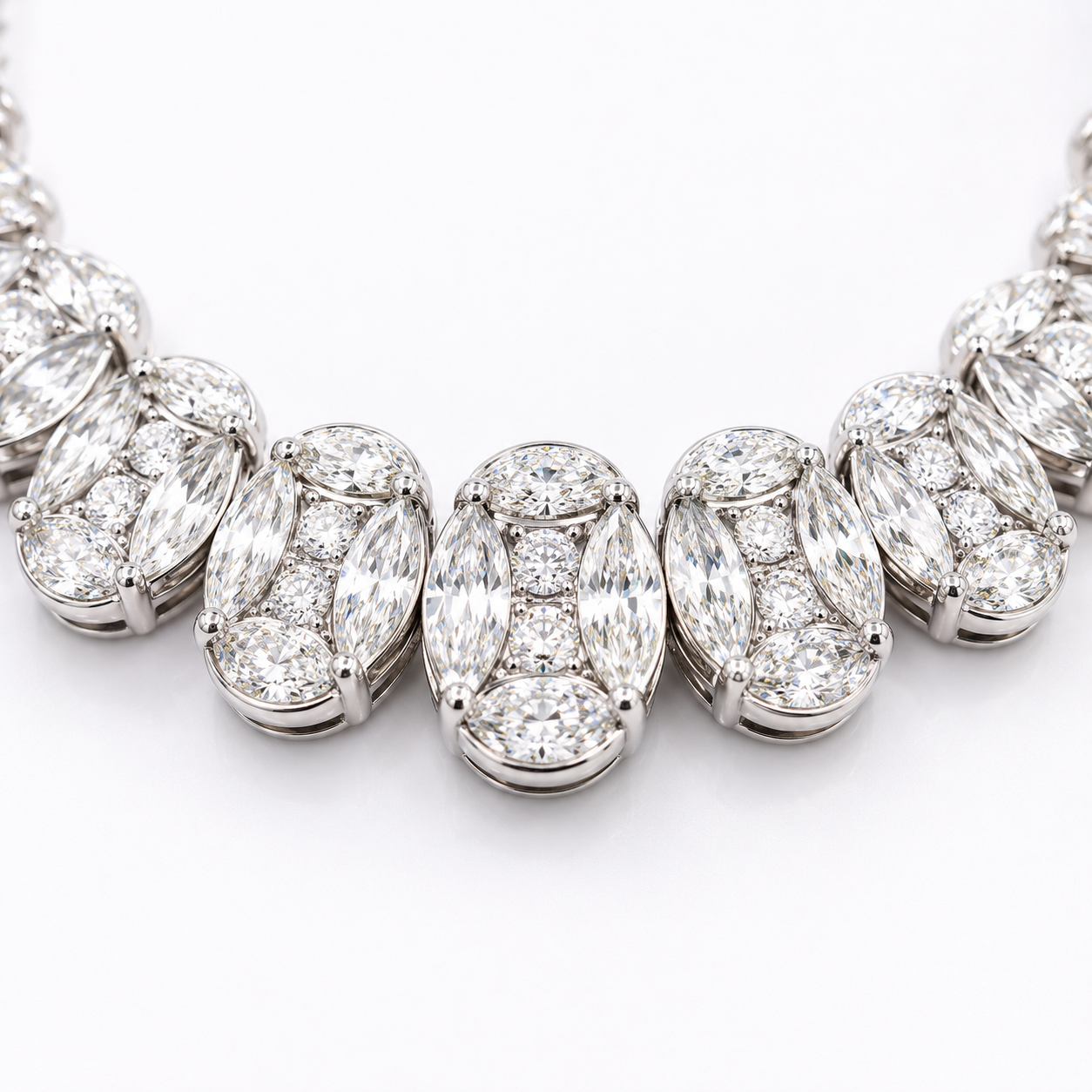 White Gold Diamond Necklace