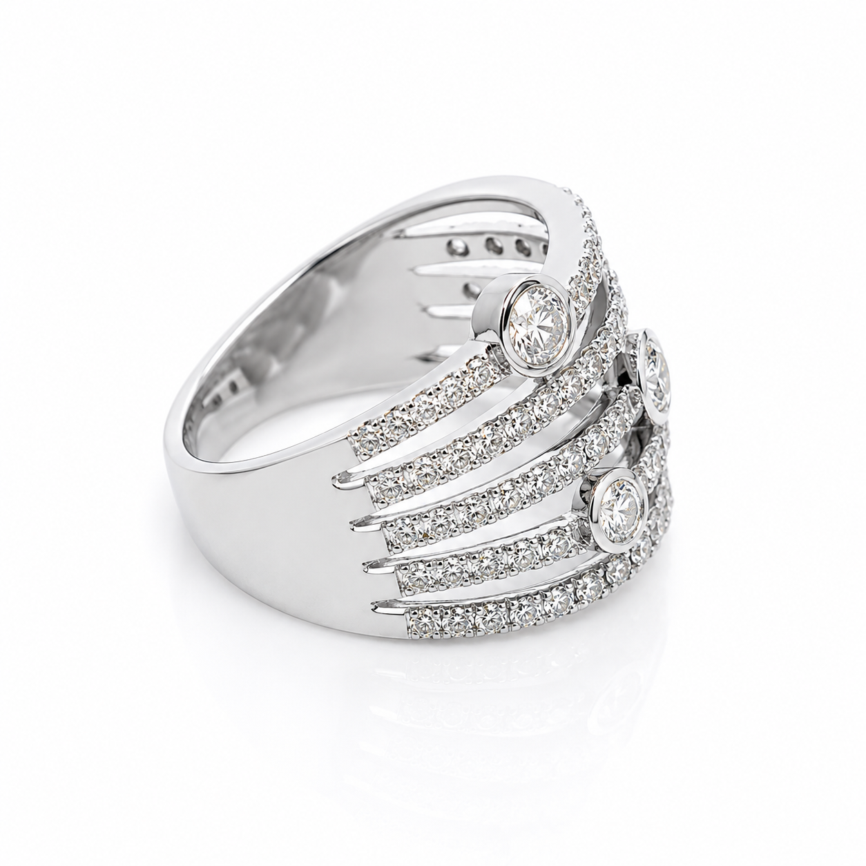 White Gold Diamond Ring