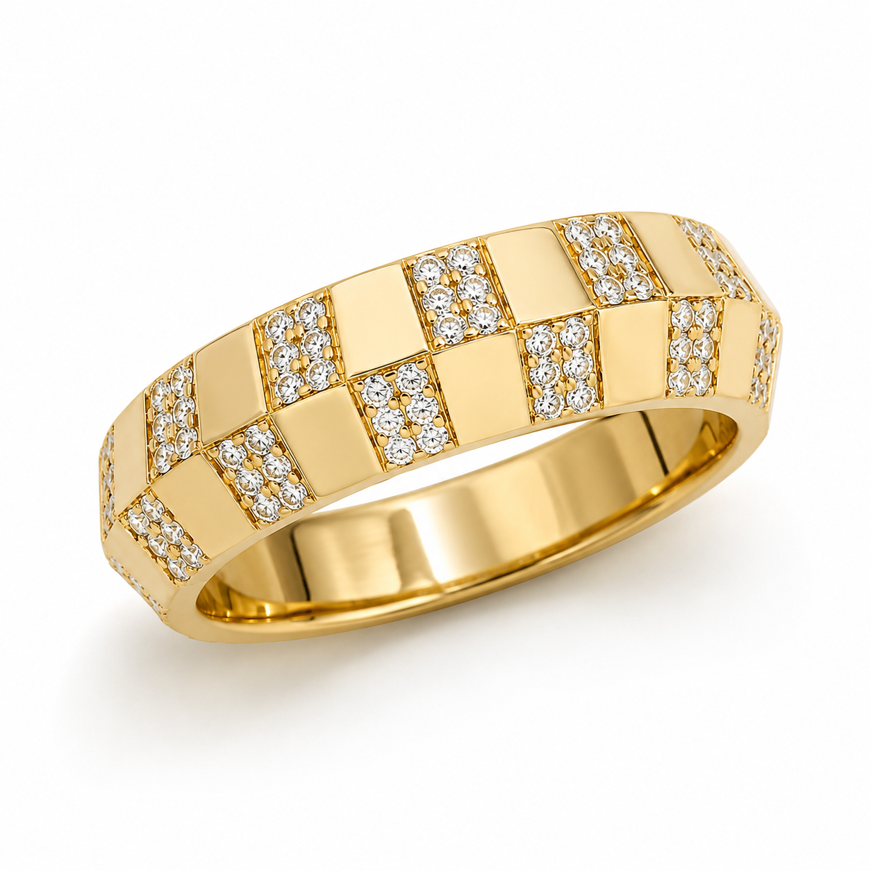 Yellow Gold Diamond Rind