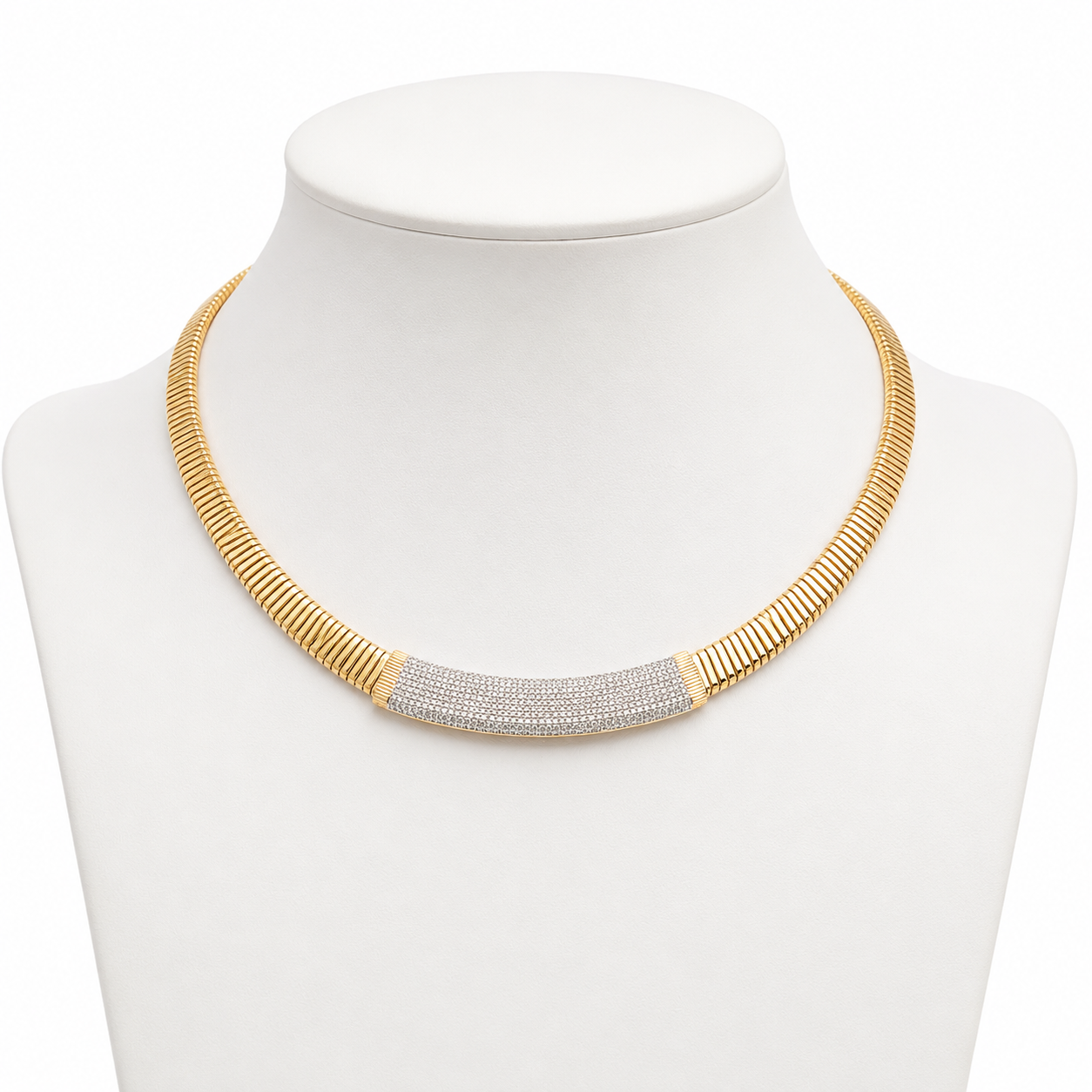 Yellow Gold Diamond Necklace