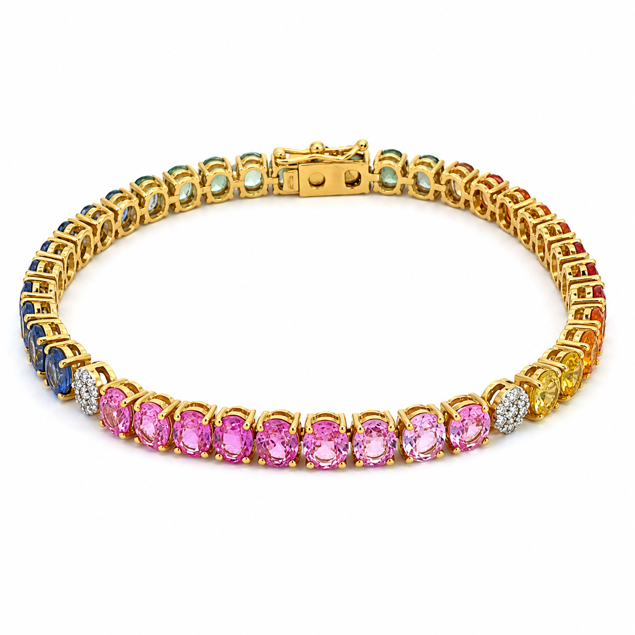 Yellow Gold Sapphire Bracelet