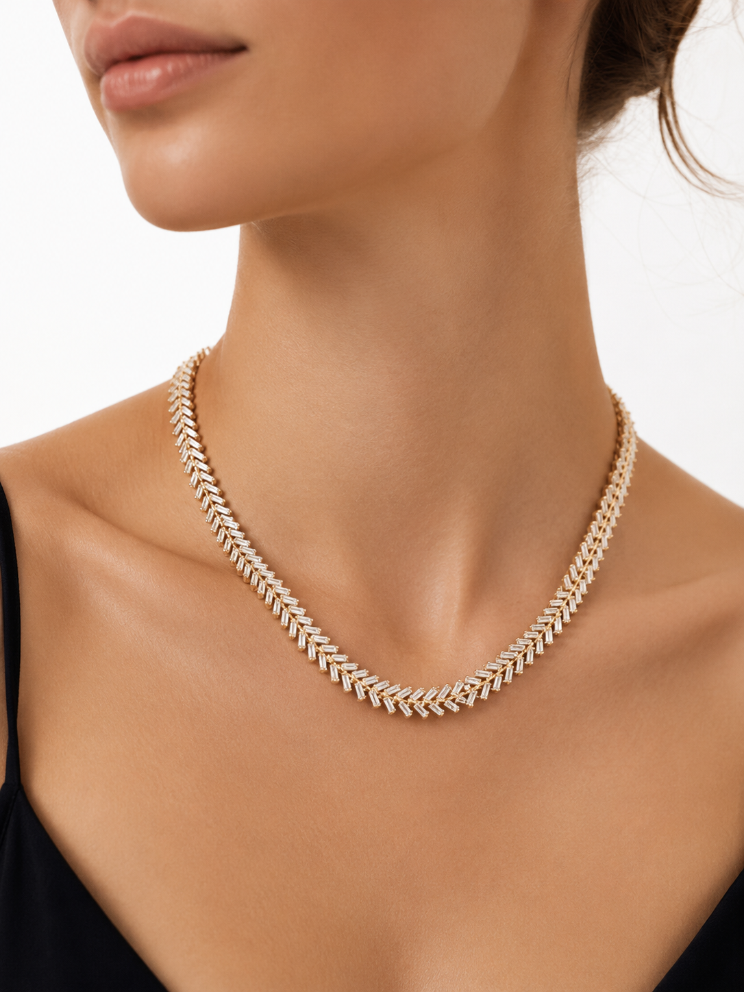 Yellow Gold Diamond Necklace