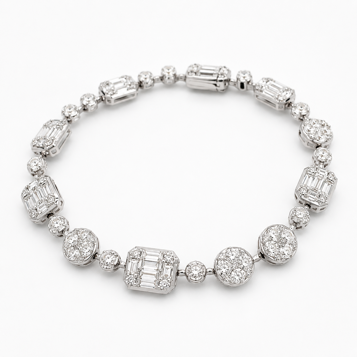 White Gold Diamond Bracelet