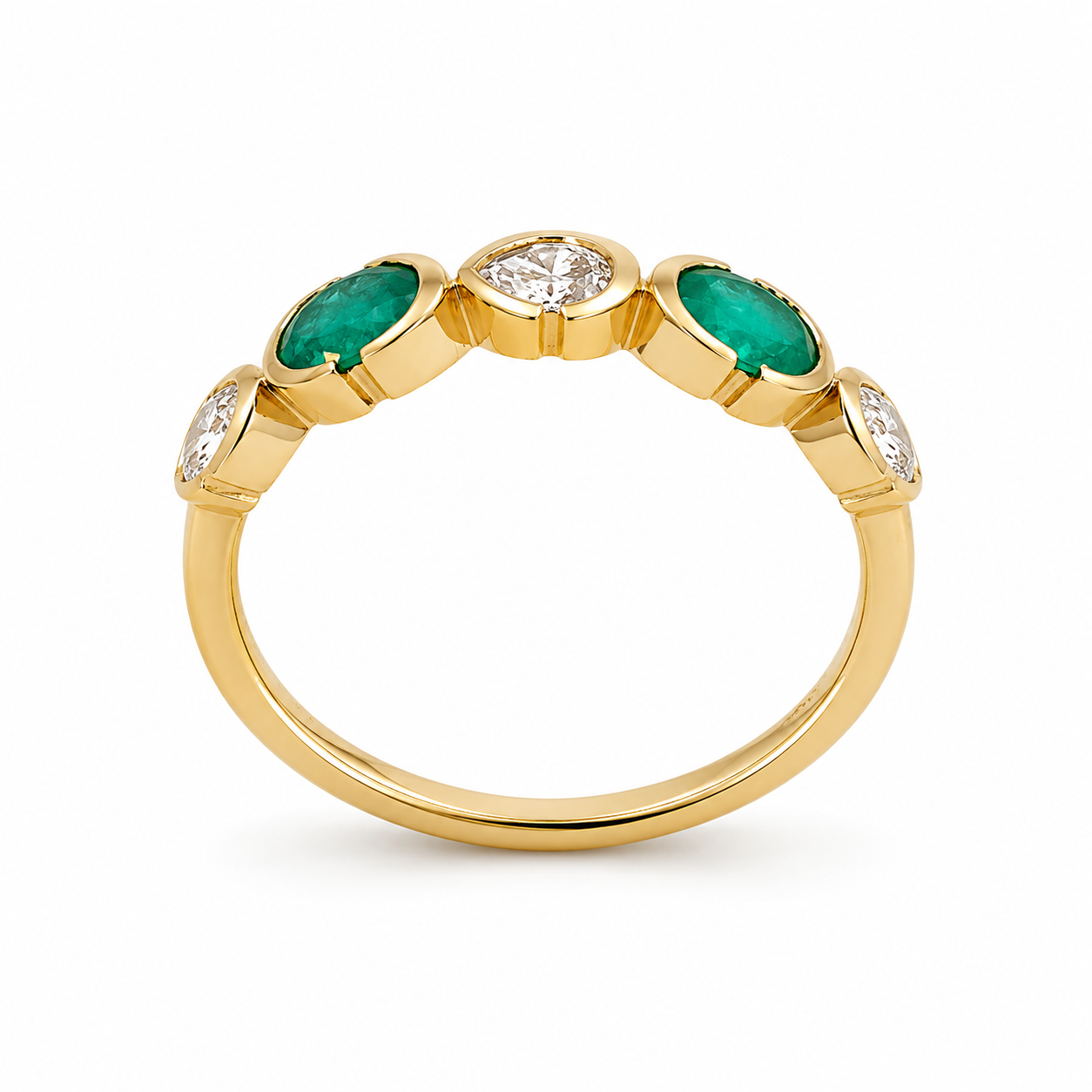 Yellow Gold Ruby and Diamond Ring