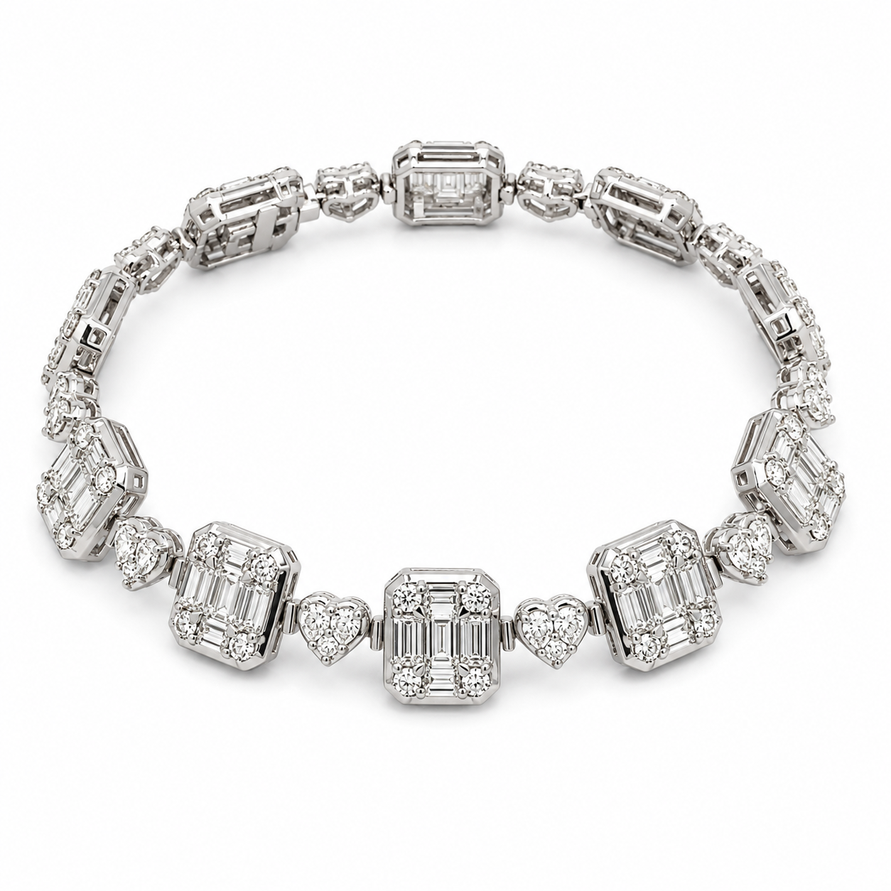 White Gold Diamond Bracelet