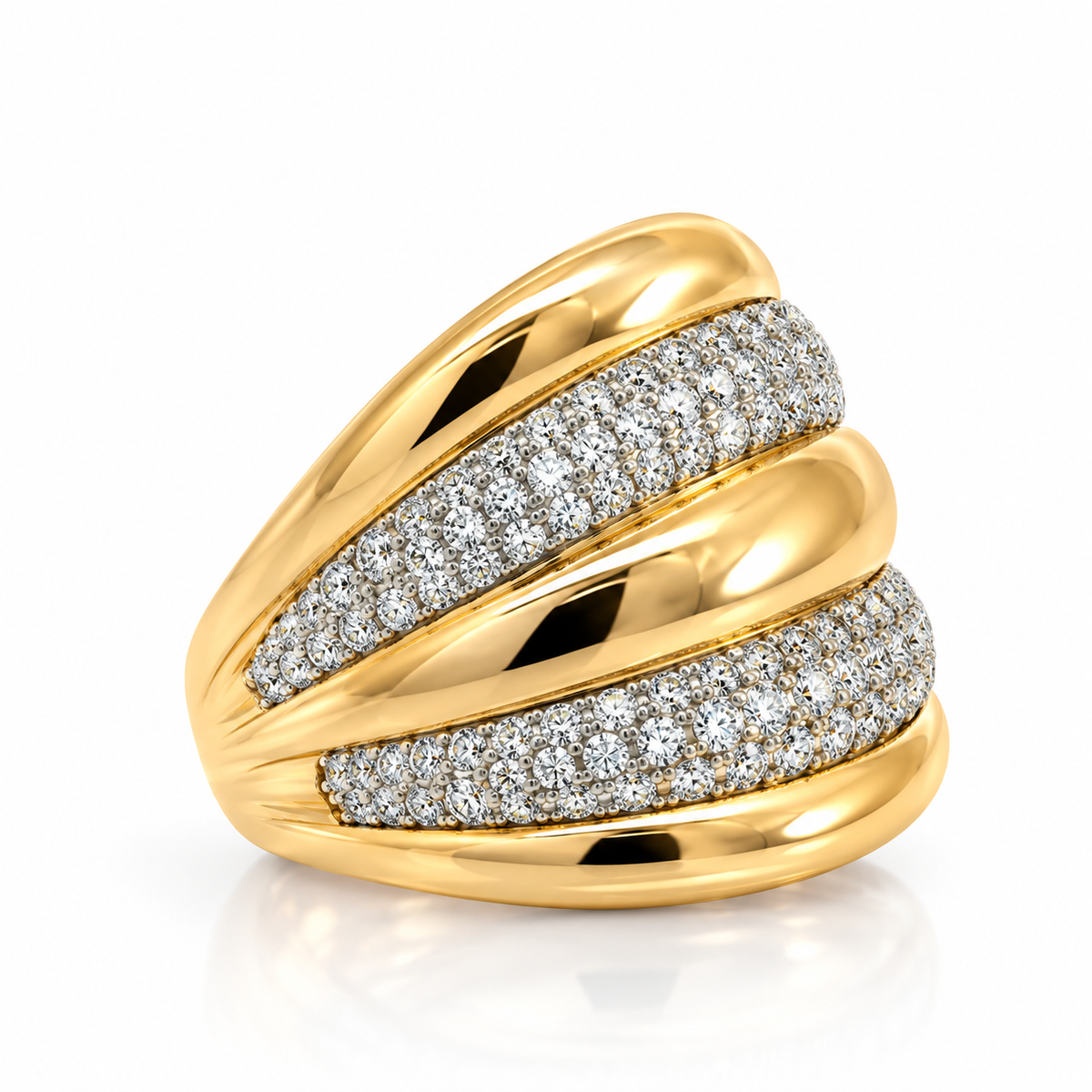 Yellow Gold Diamond Rind
