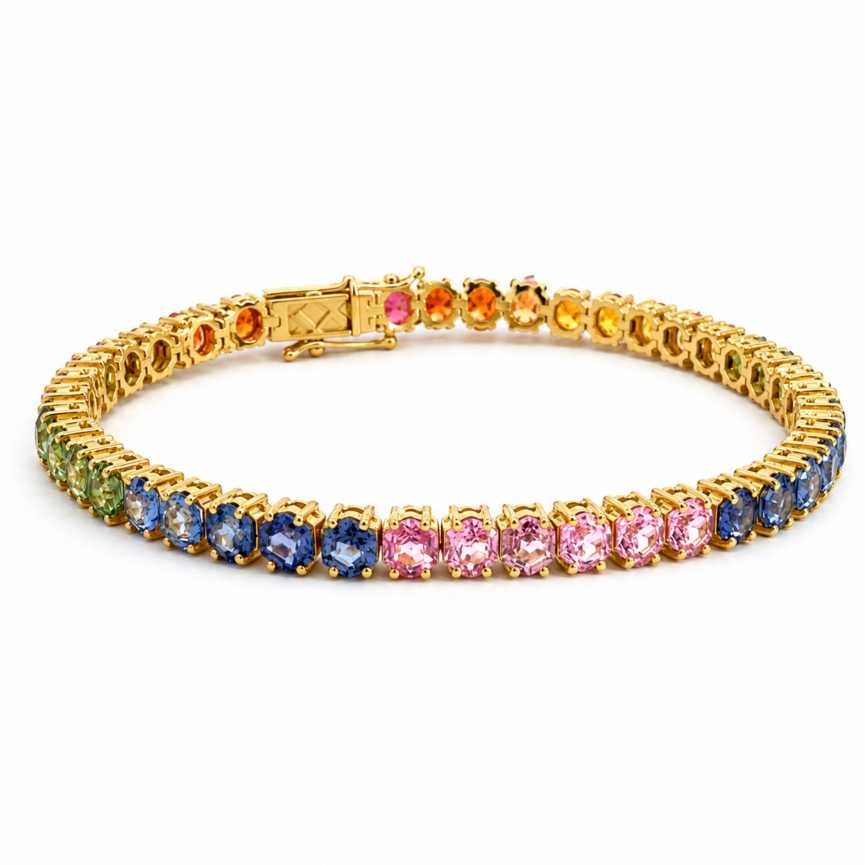 Yellow Gold Sapphire Bracelet