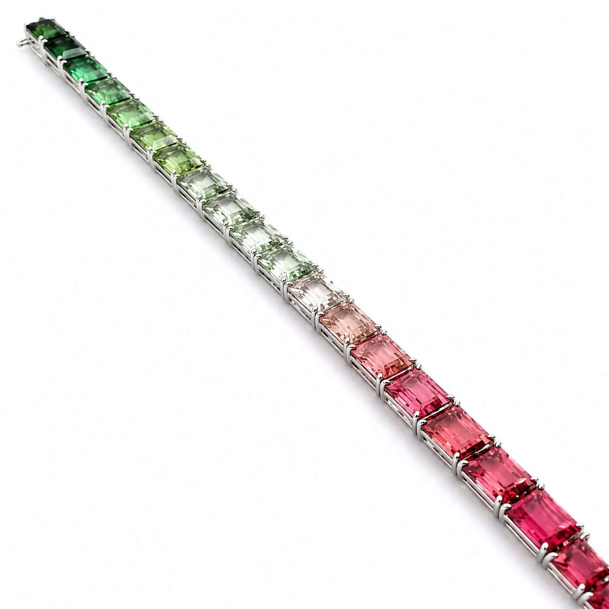 White Gold Tourmaline Bracelet