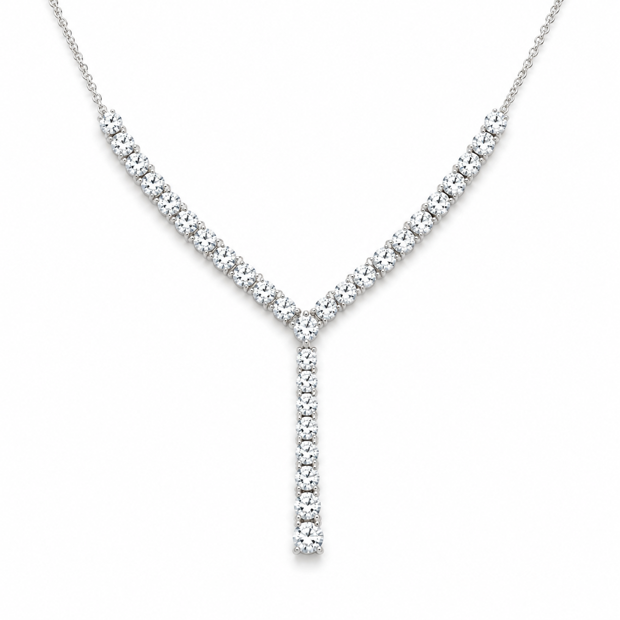 White Gold Diamond Necklace