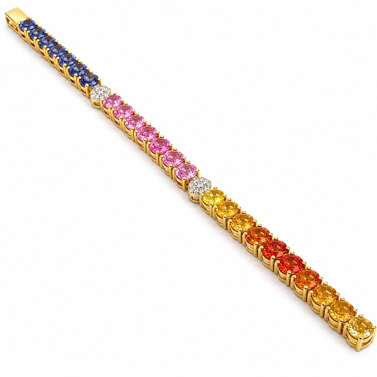 Yellow Gold Sapphire Bracelet