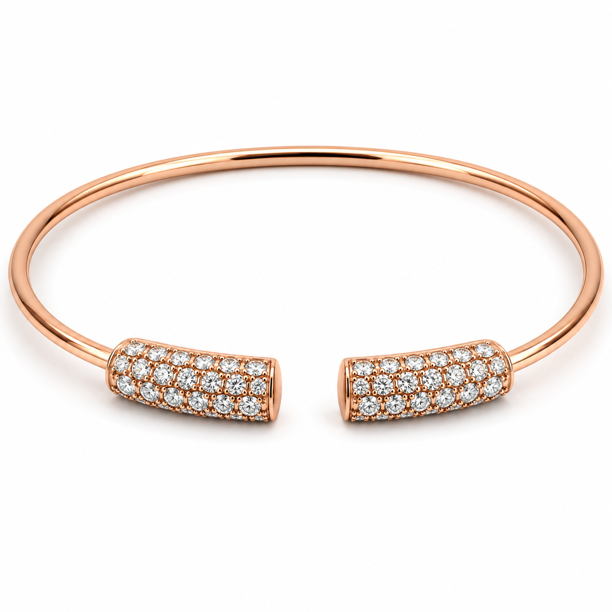Pink Gold Diamond Bracelet