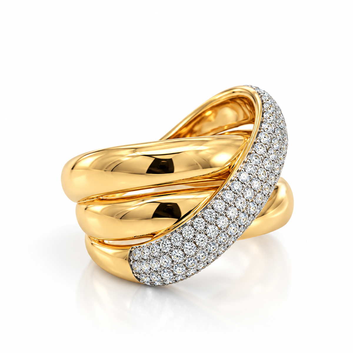 Yellow Gold Diamond Rind