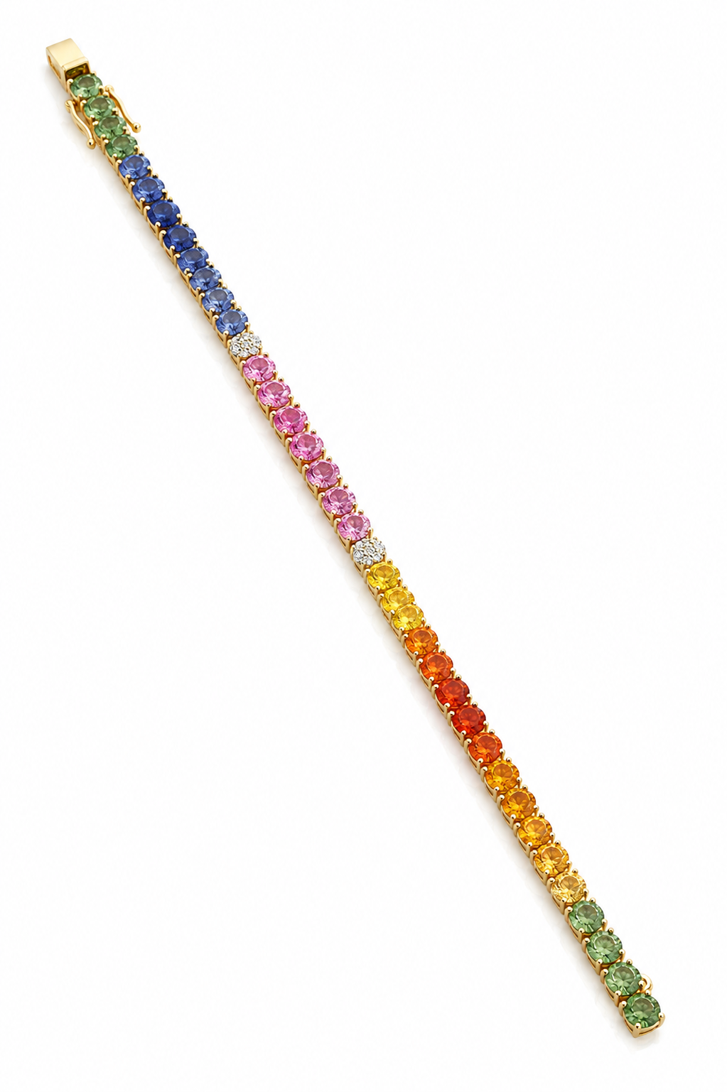 Yellow Gold Sapphire Bracelet