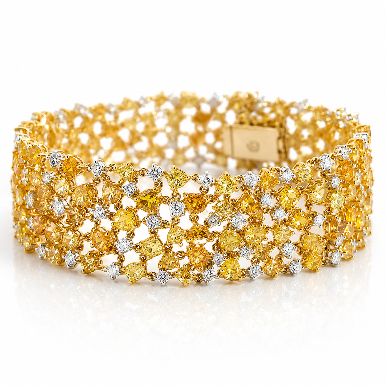 Yellow Gold Yellow Diamond Bracelet
