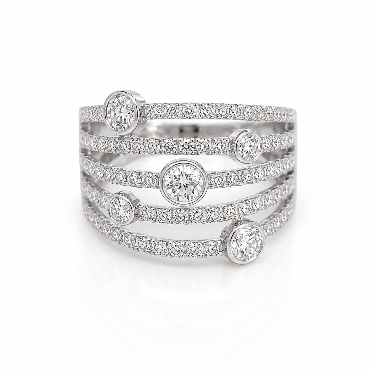 White Gold Diamond Ring