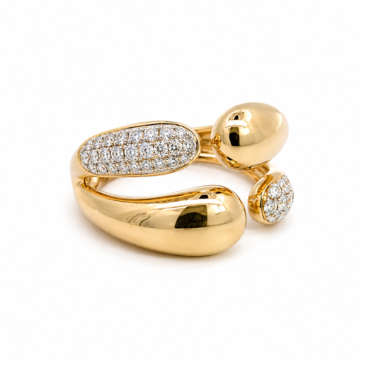 Yellow Gold and Diamond Ring