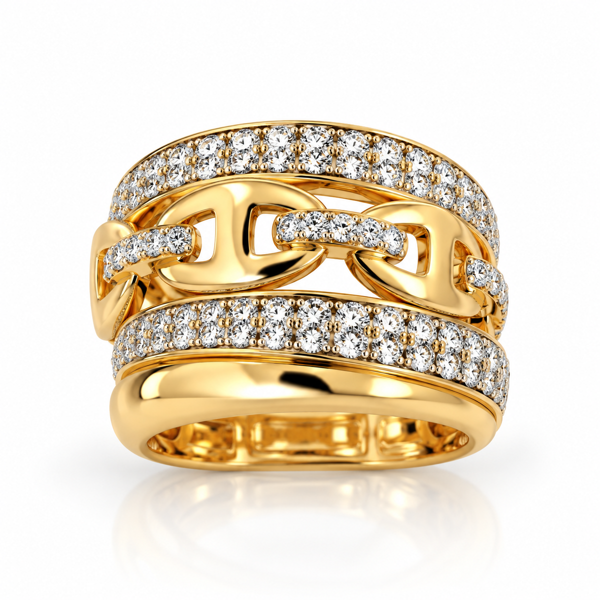 Yellow Gold Diamond Rind