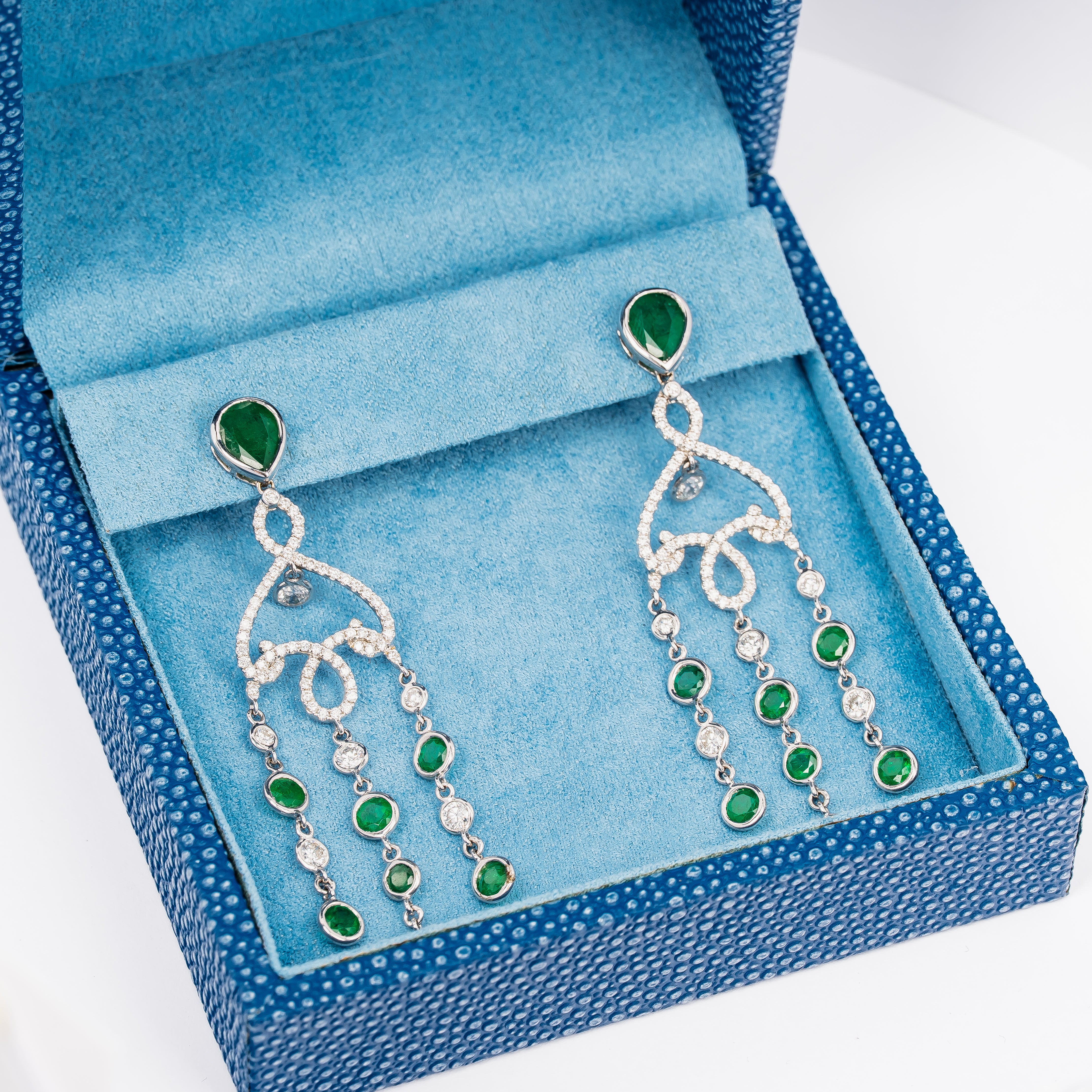 EMERALD GARDEN EARRINGS