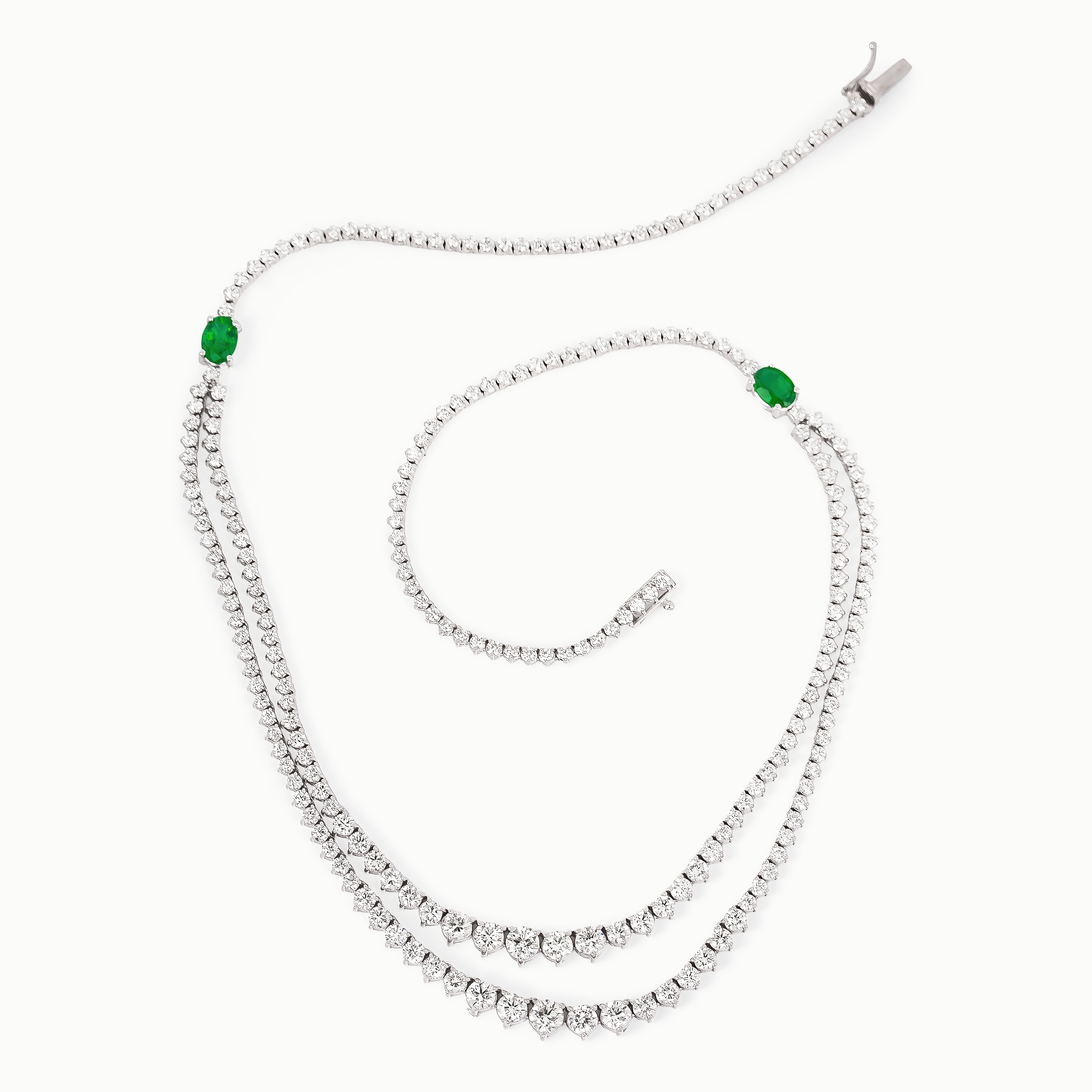 EMERALD DIAMOND NECKLACE