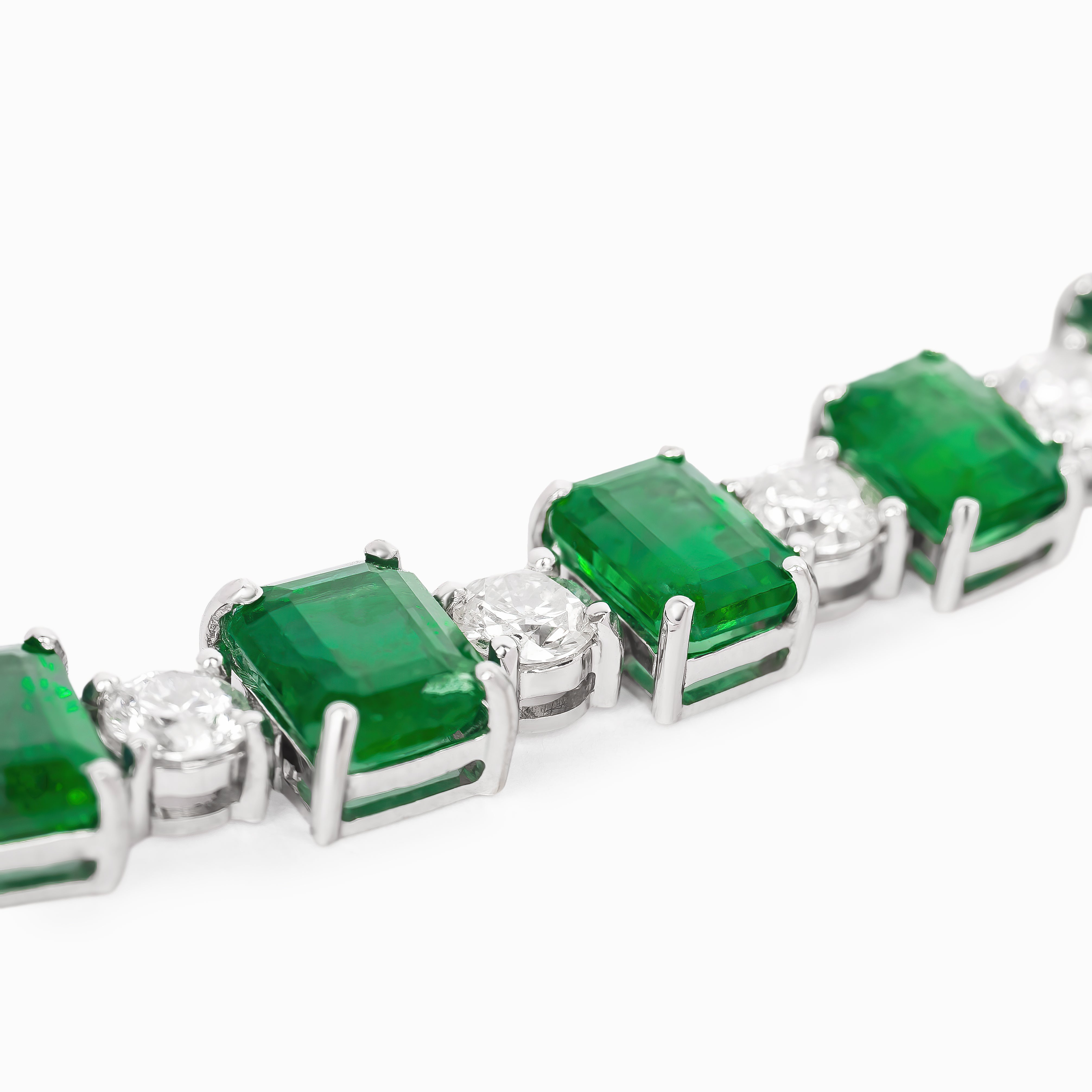 DIAMOND EMERALD BRACELET