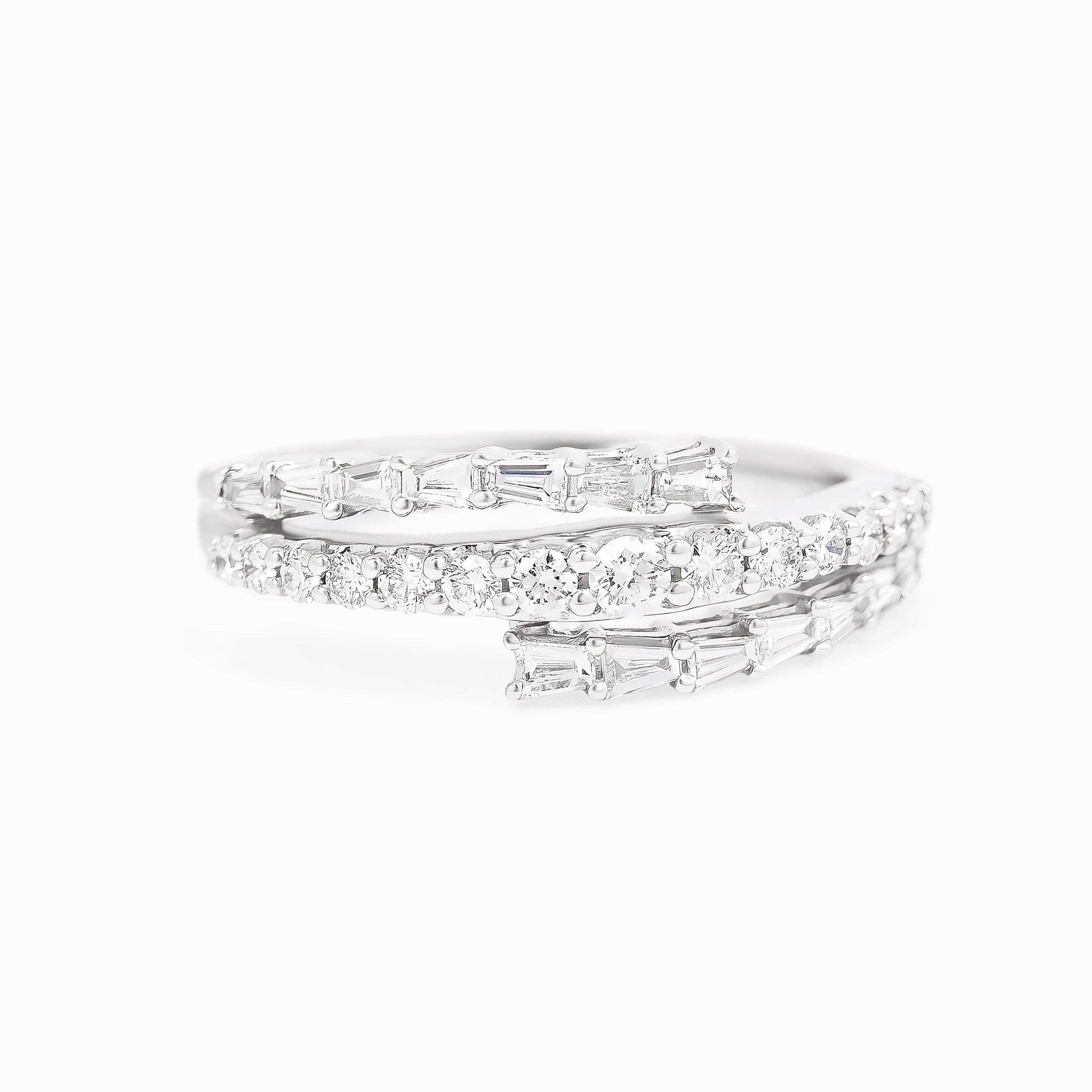 White Gold Ring with Diamond Only Stones