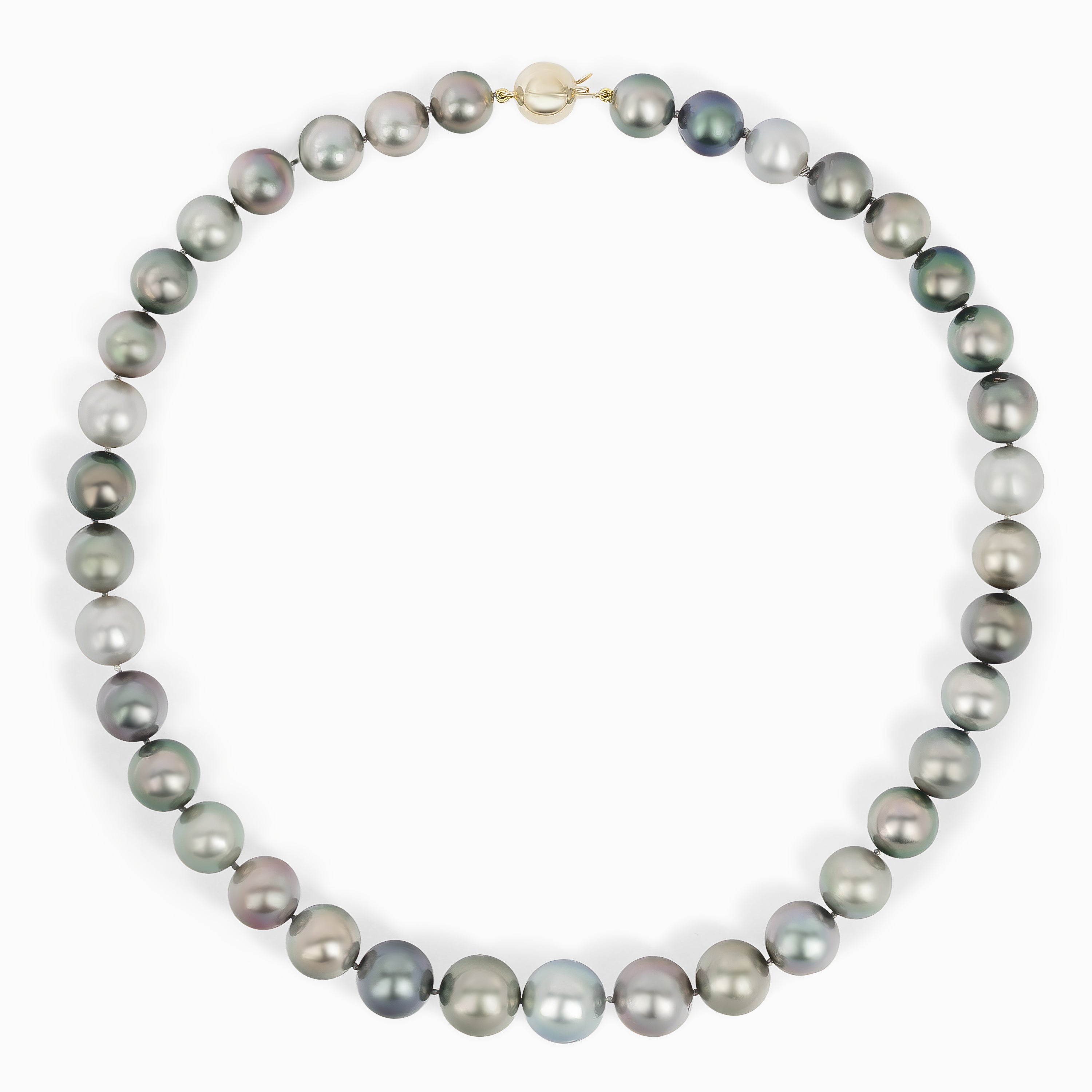 Yellow Gold Necklace with Pearl Stones